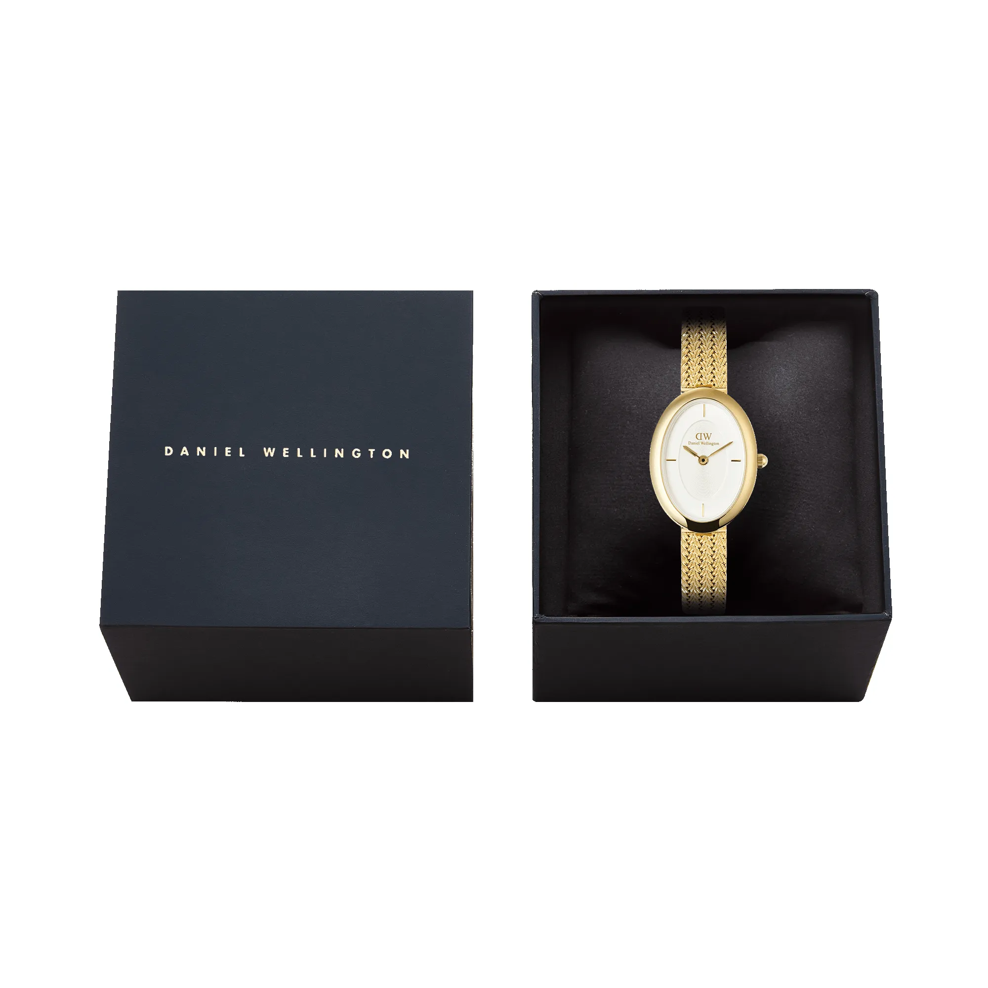 Juliette Braided Mesh White Sunray Gold sold by Daniel Wellington product image thumbnail 5