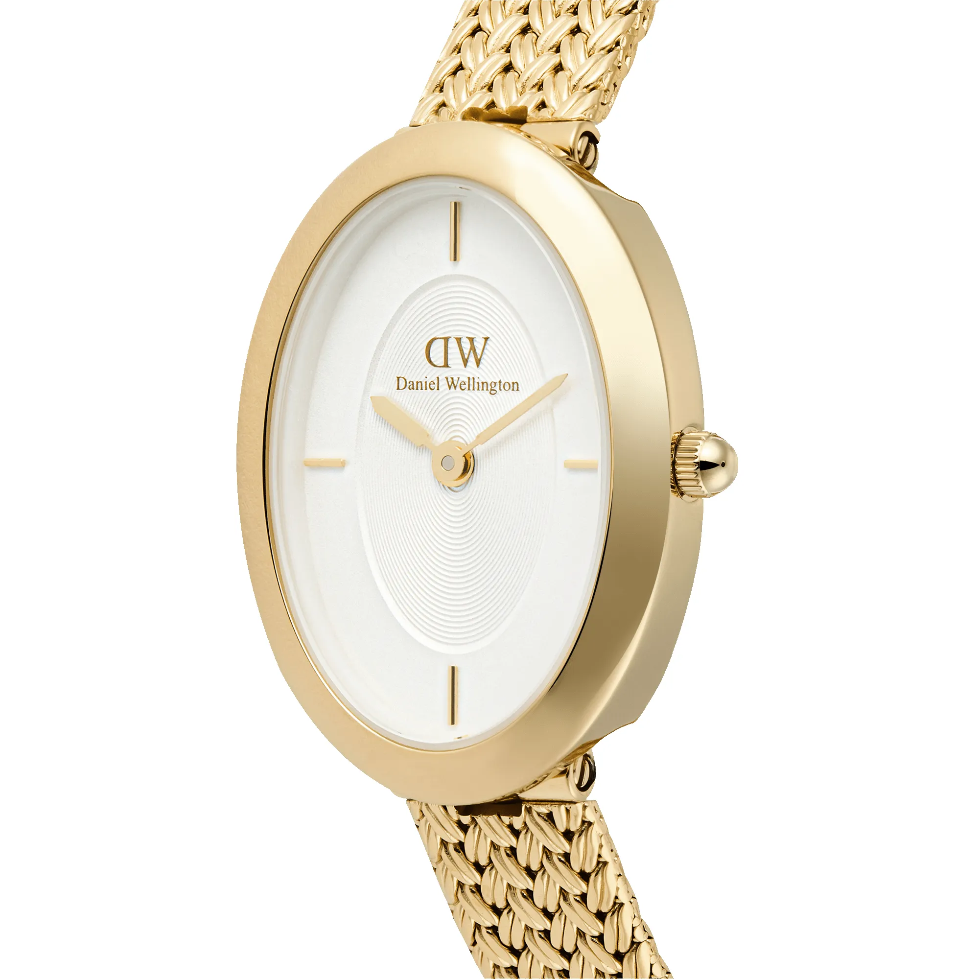 Juliette Braided Mesh White Sunray Gold sold by Daniel Wellington product image thumbnail 4