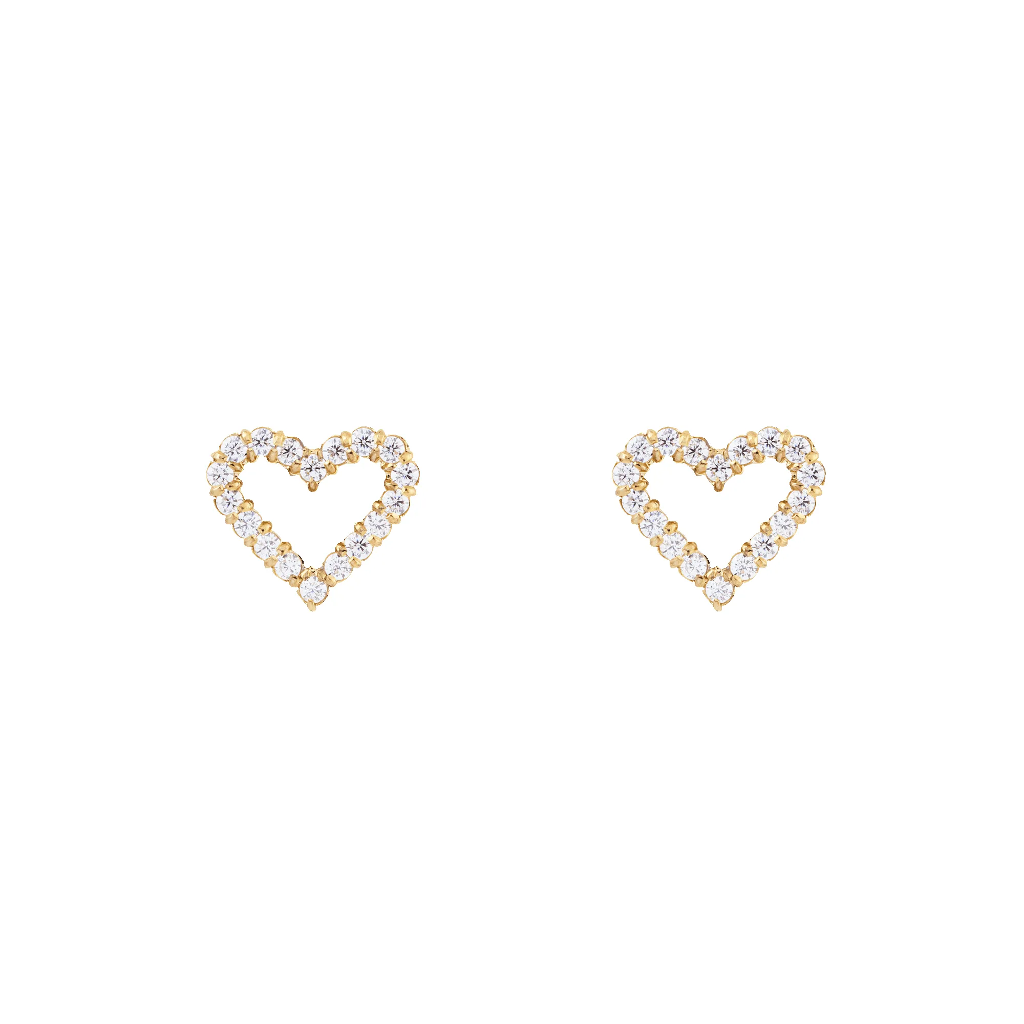 Mirelle Heart Earring Gold sold by Daniel Wellington