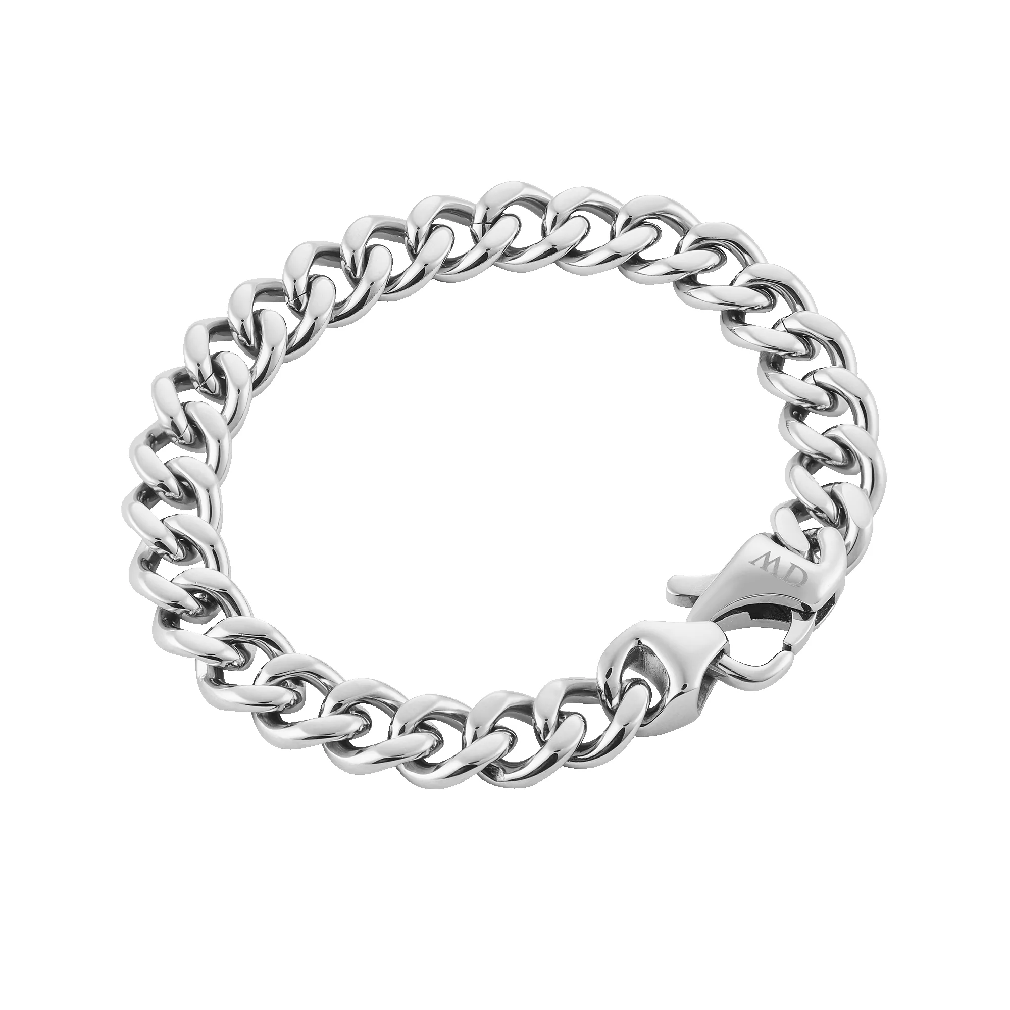 Ellipse Cuban Chain Bracelet Silver sold by Daniel Wellington product image thumbnail 4