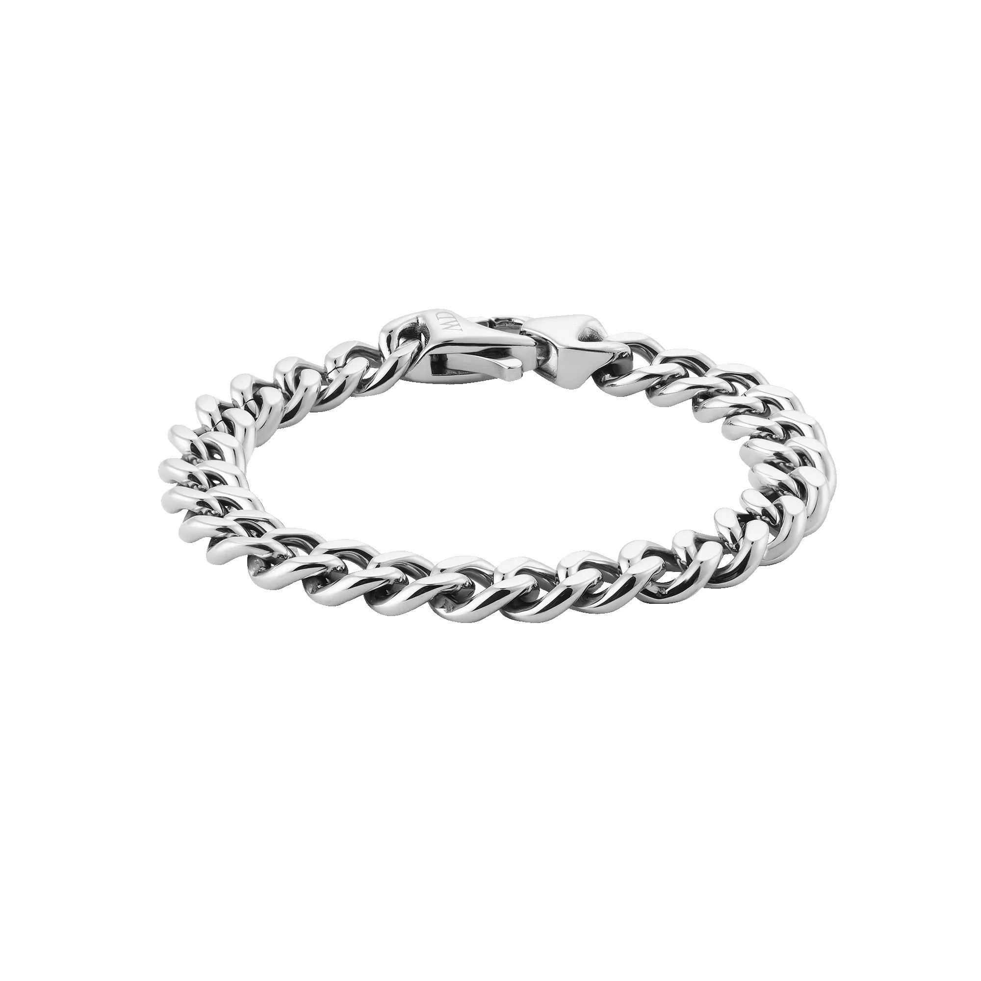 Ellipse Cuban Chain Bracelet Silver sold by Daniel Wellington