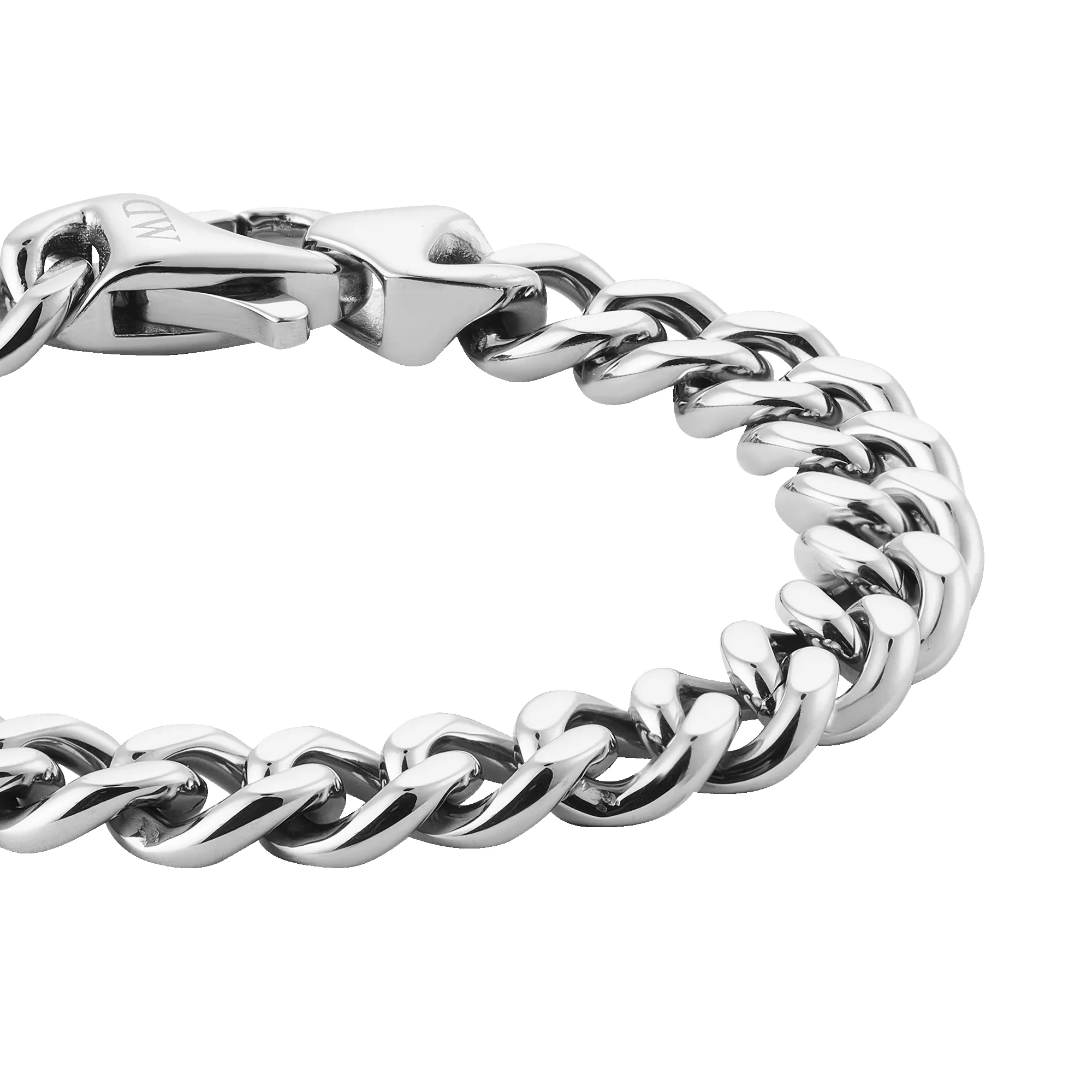 Ellipse Cuban Chain Bracelet Silver sold by Daniel Wellington product image thumbnail 3