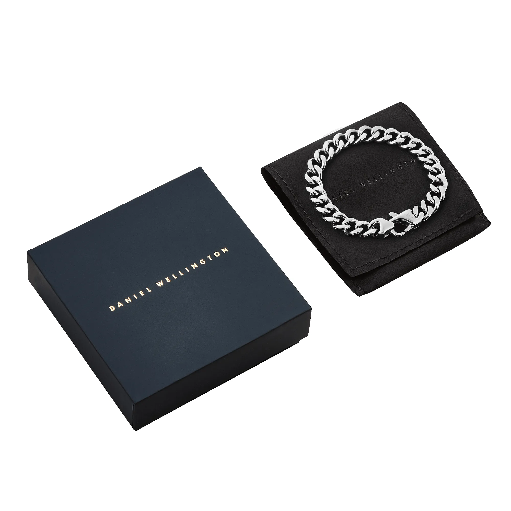 Ellipse Cuban Chain Bracelet Silver sold by Daniel Wellington product image thumbnail 5