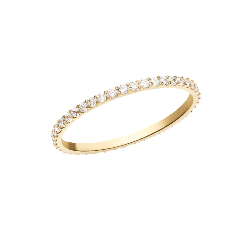 Mirelle Eternity Ring Gold 1.4 mm sold by Daniel Wellington
