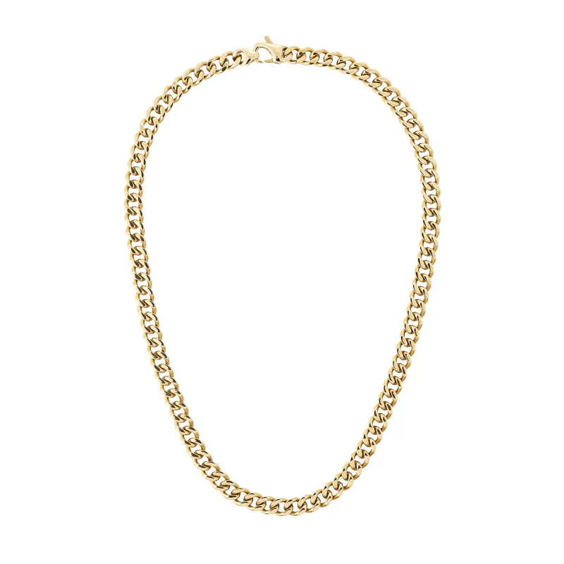 Ellipse Cuban Chain Necklace Gold sold by Daniel Wellington