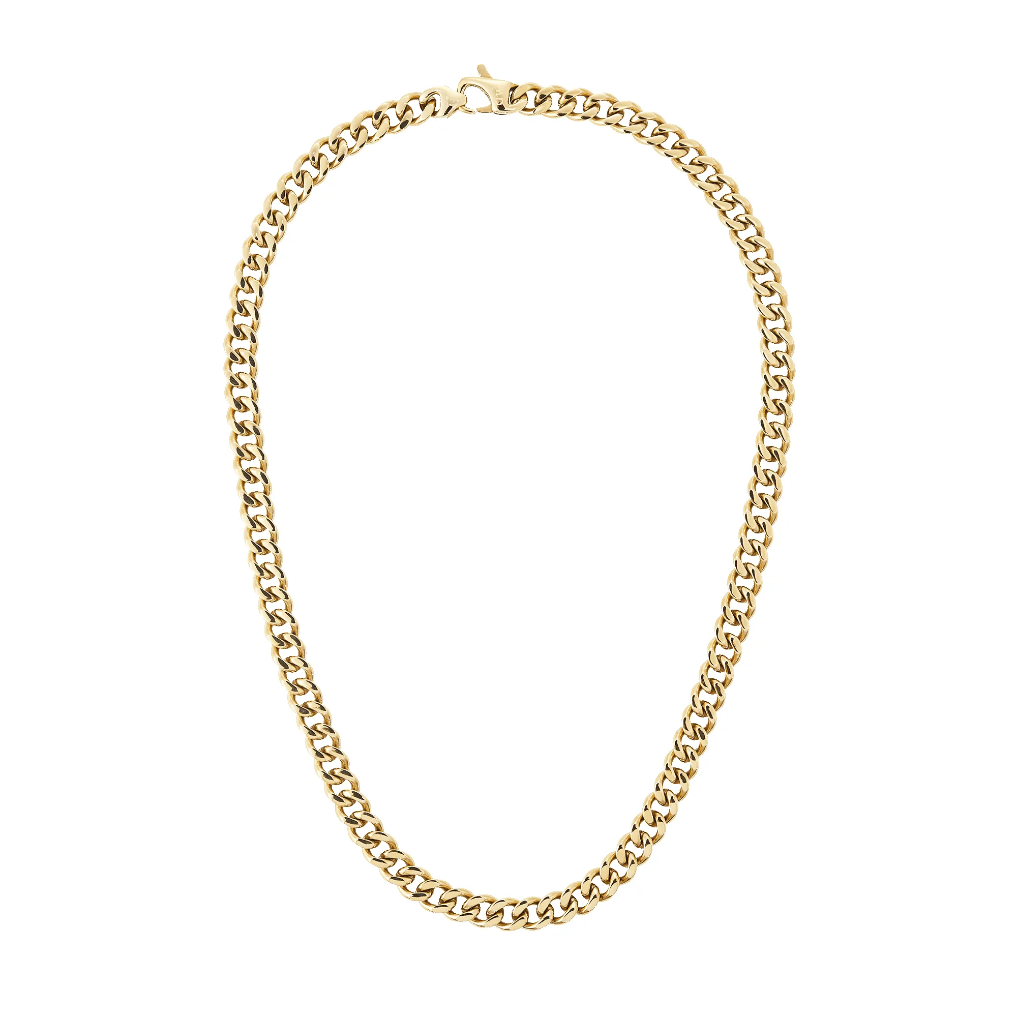 Ellipse Cuban Chain Necklace Gold sold by Daniel Wellington