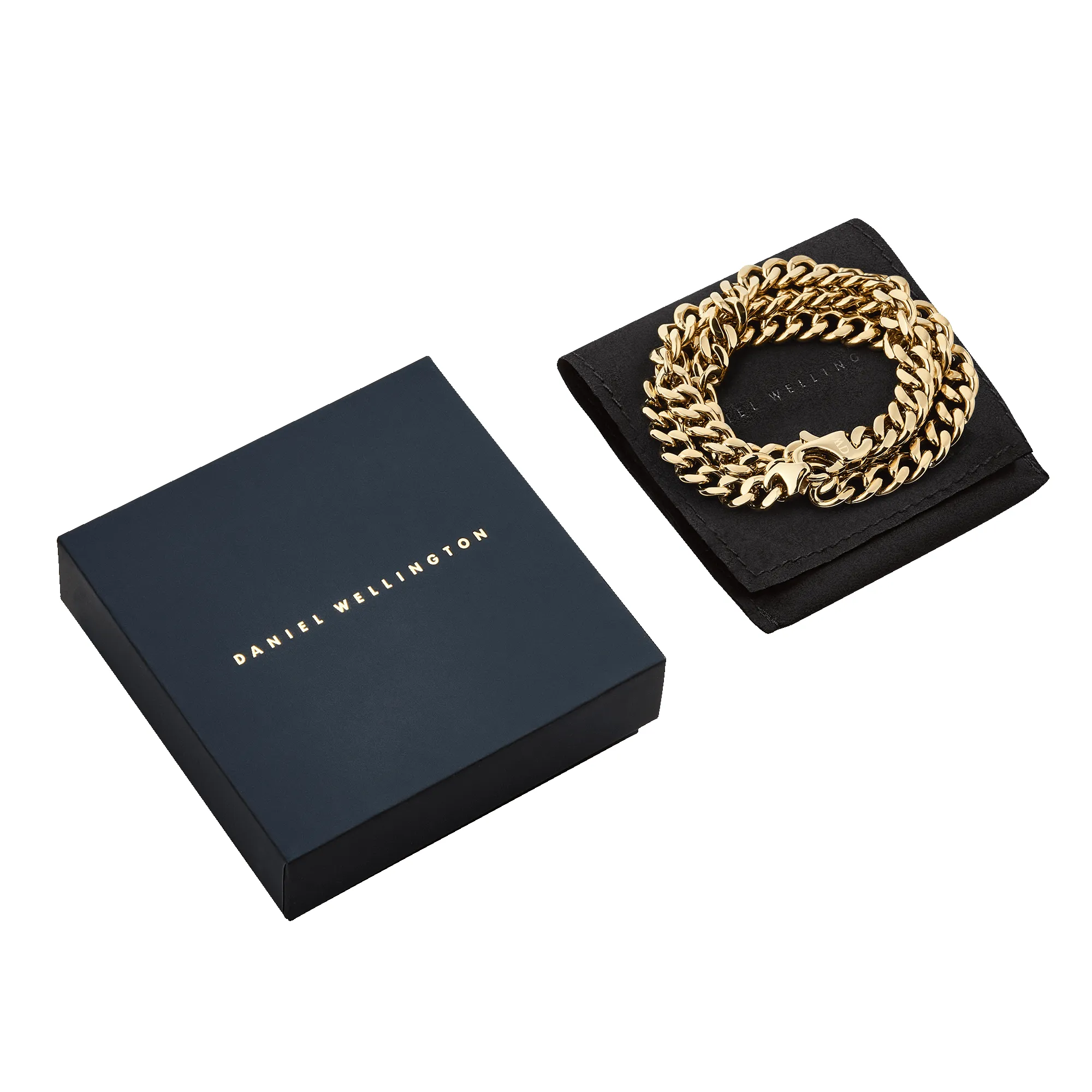Ellipse Cuban Chain Necklace Gold sold by Daniel Wellington product image thumbnail 5