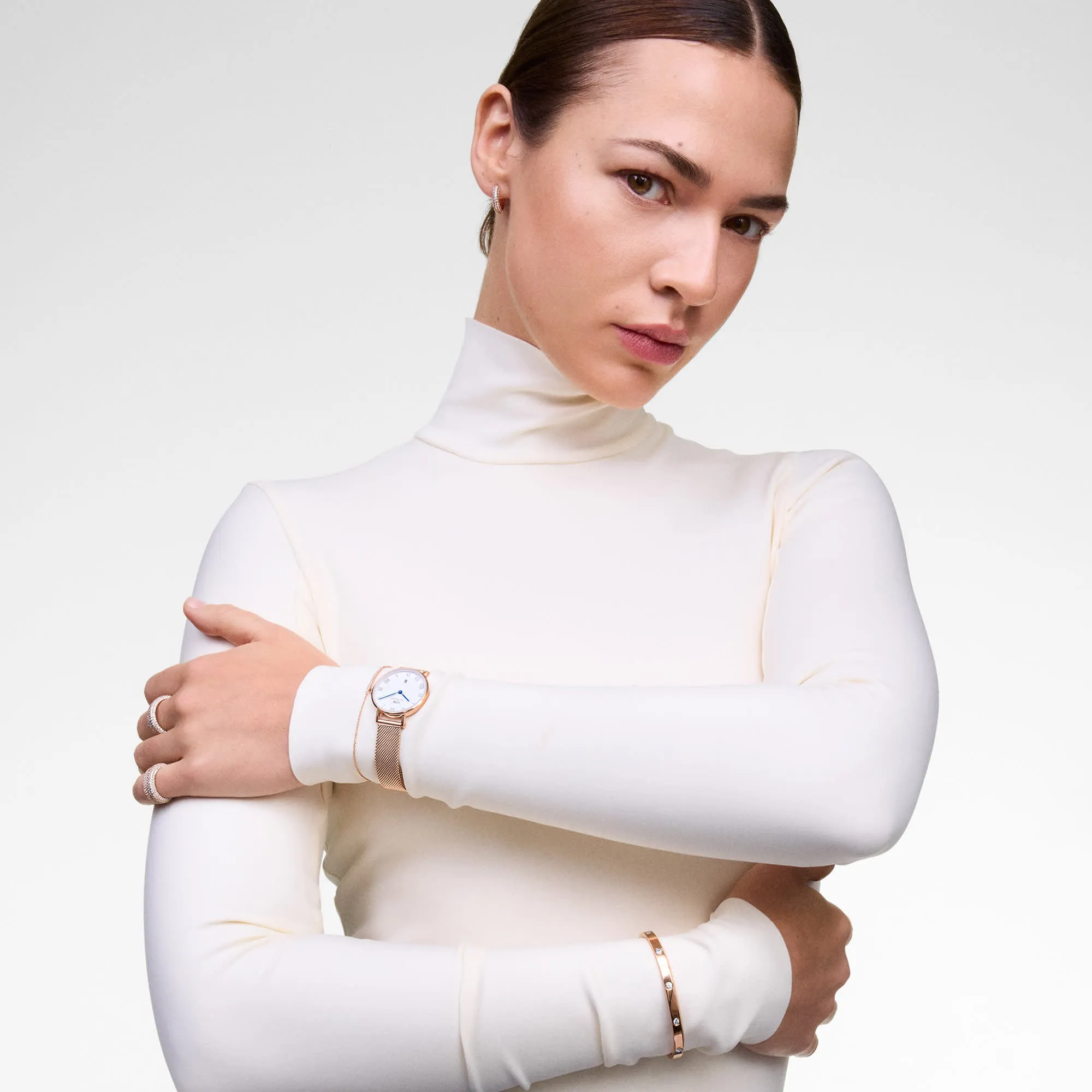 Mirelle Eternity Bracelet Rose Gold sold by Daniel Wellington product image thumbnail 2