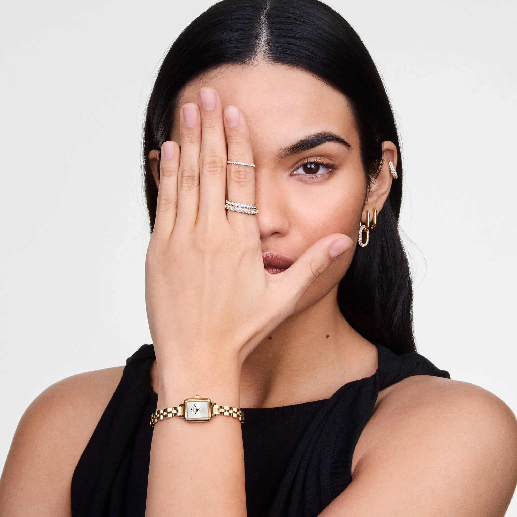 Pavé Ring Rose Gold 3 mm sold by Daniel Wellington product image thumbnail 2