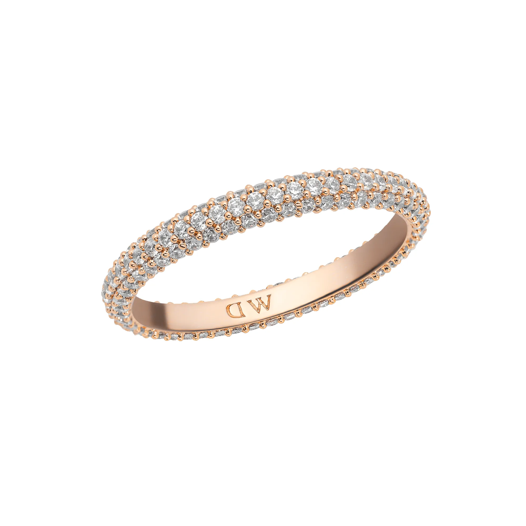 Pavé Ring Rose Gold 3 mm sold by Daniel Wellington