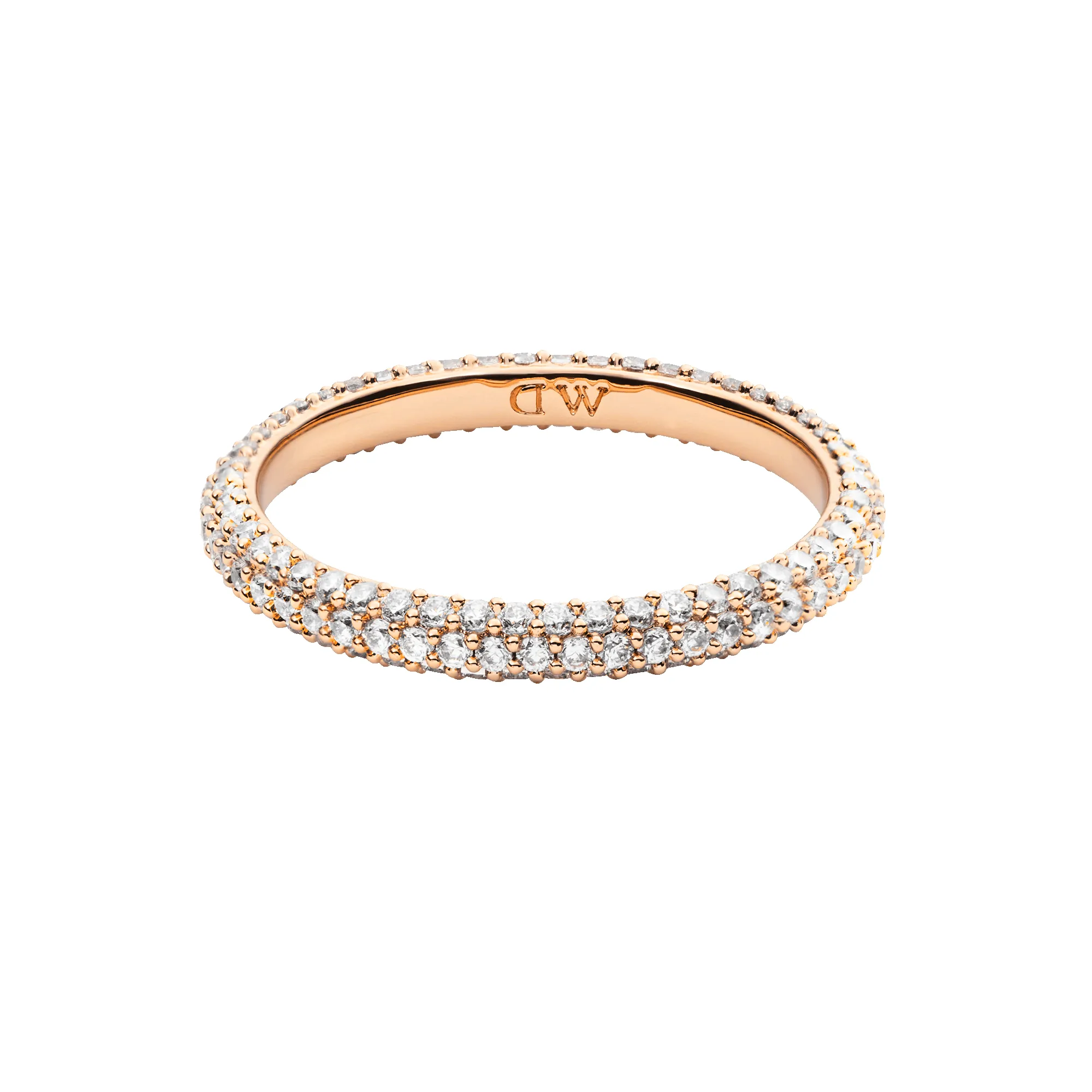 Pavé Ring Rose Gold 3 mm sold by Daniel Wellington product image thumbnail 3