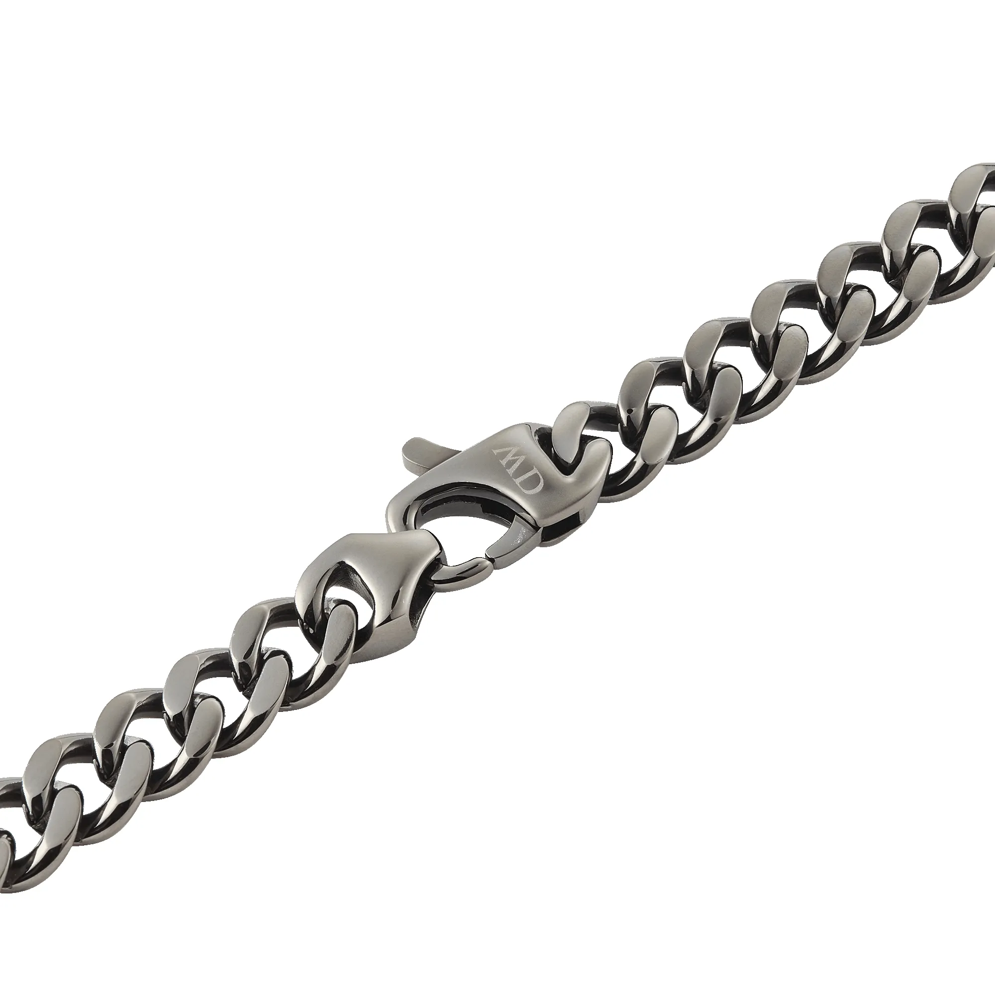 Ellipse Cuban Chain Necklace Graphite sold by Daniel Wellington product image thumbnail 4