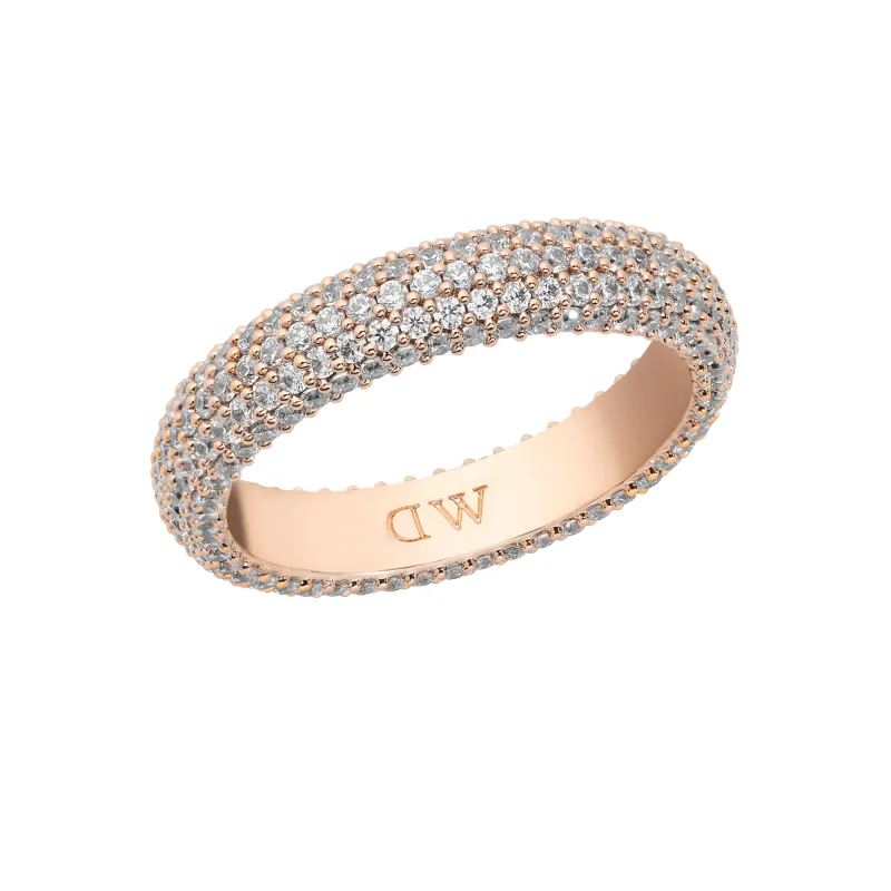 Pavé Ring Rose Gold 5 mm sold by Daniel Wellington