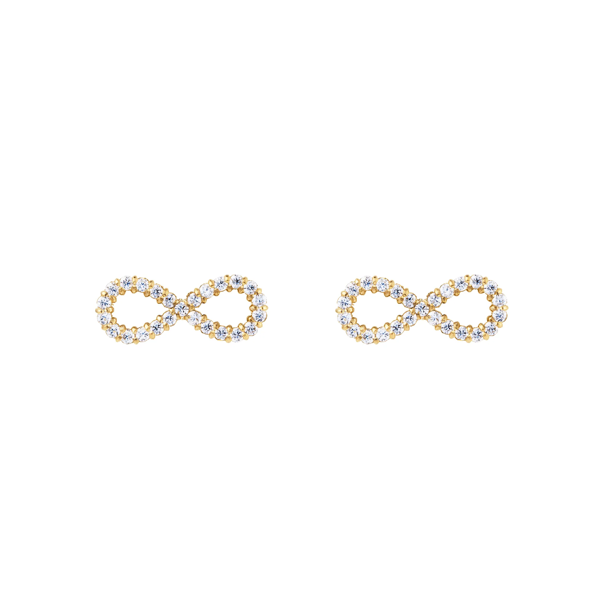 Mirelle Infinity Earring Gold sold by Daniel Wellington