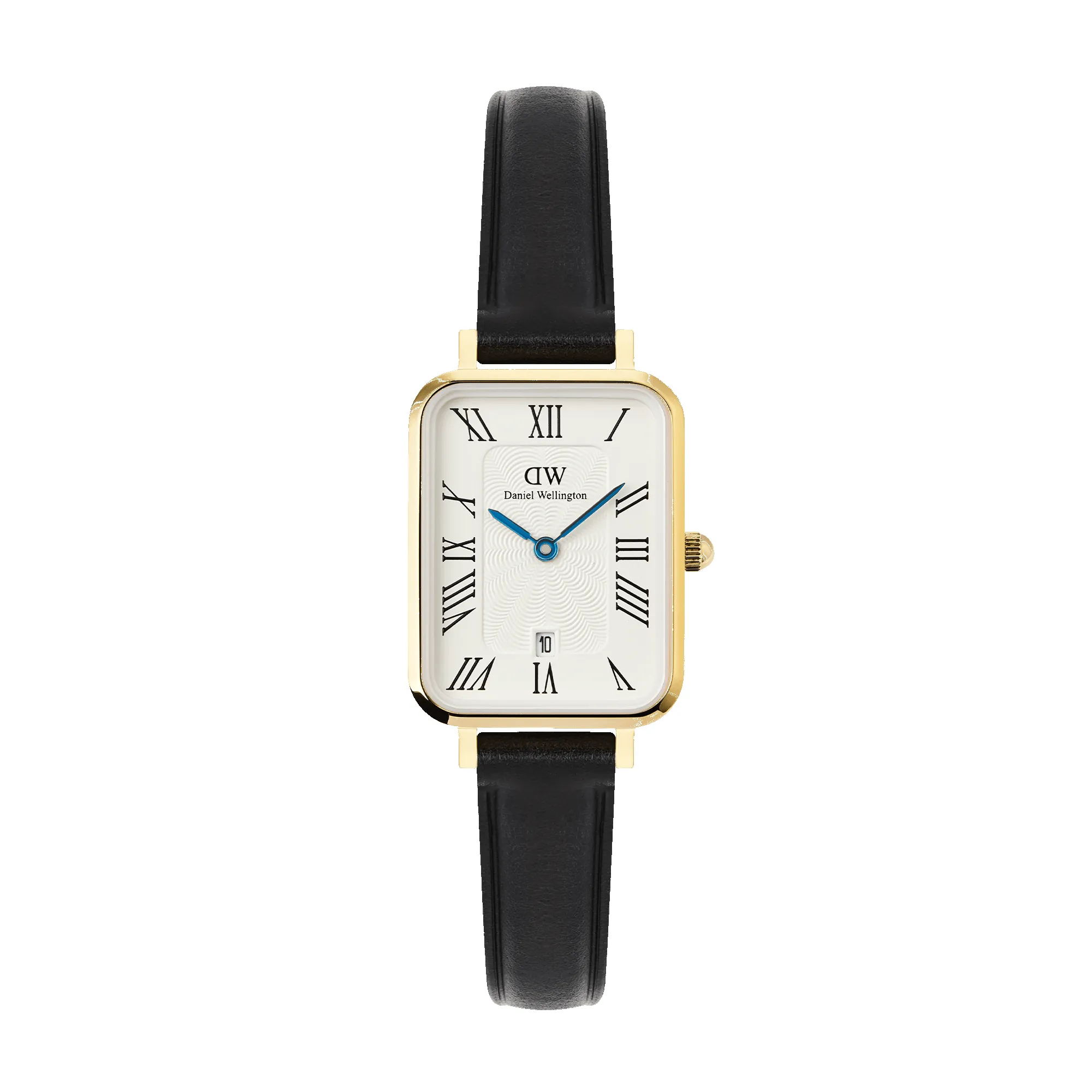 Quadro Roman Numerals Date Sheffield Gold sold by Daniel Wellington