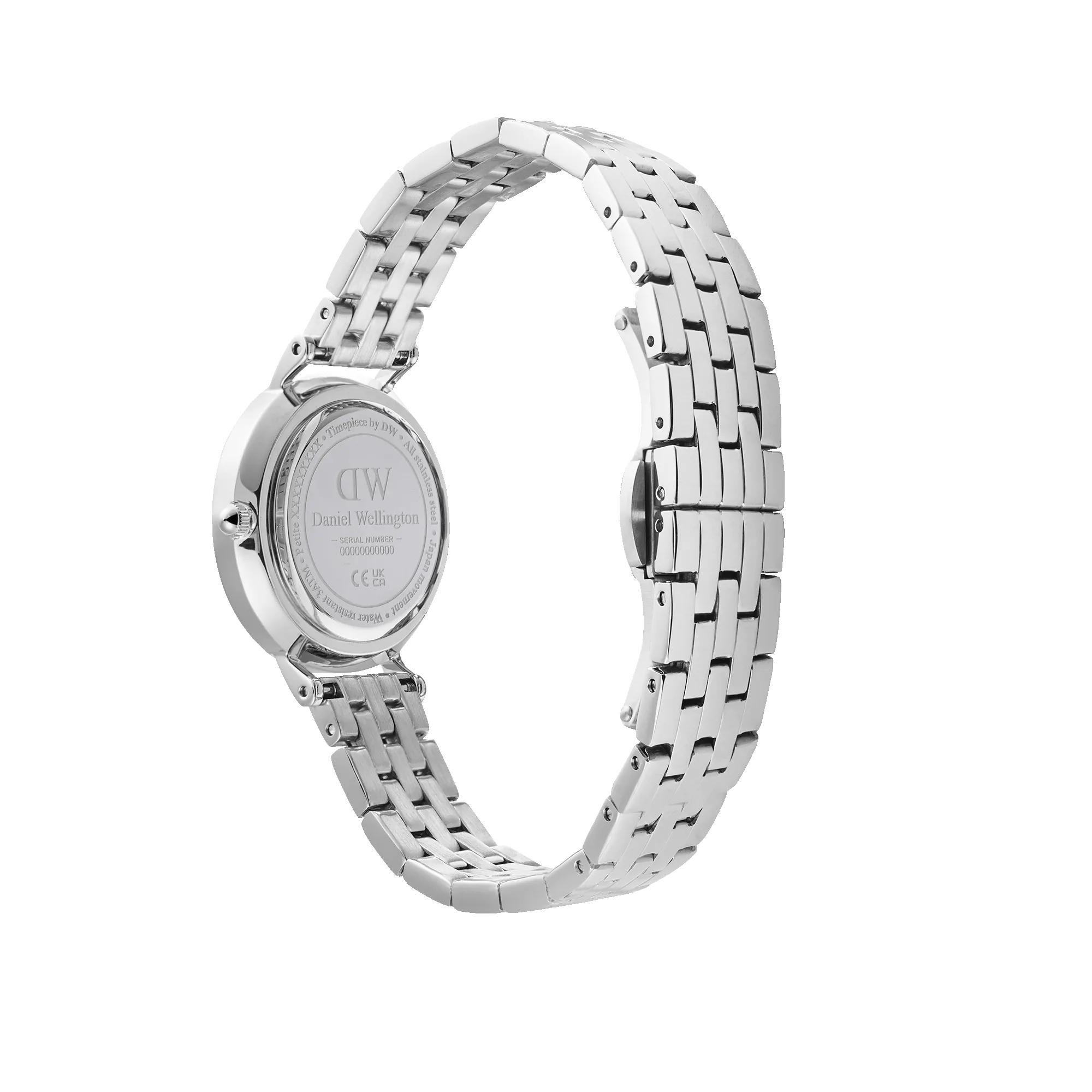 Petite Roman Numerals Date 5-link Silver sold by Daniel Wellington product image thumbnail 5
