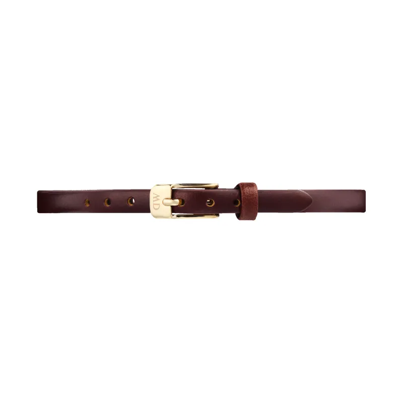 Pressed St Mawes Strap Gold sold by Daniel Wellington