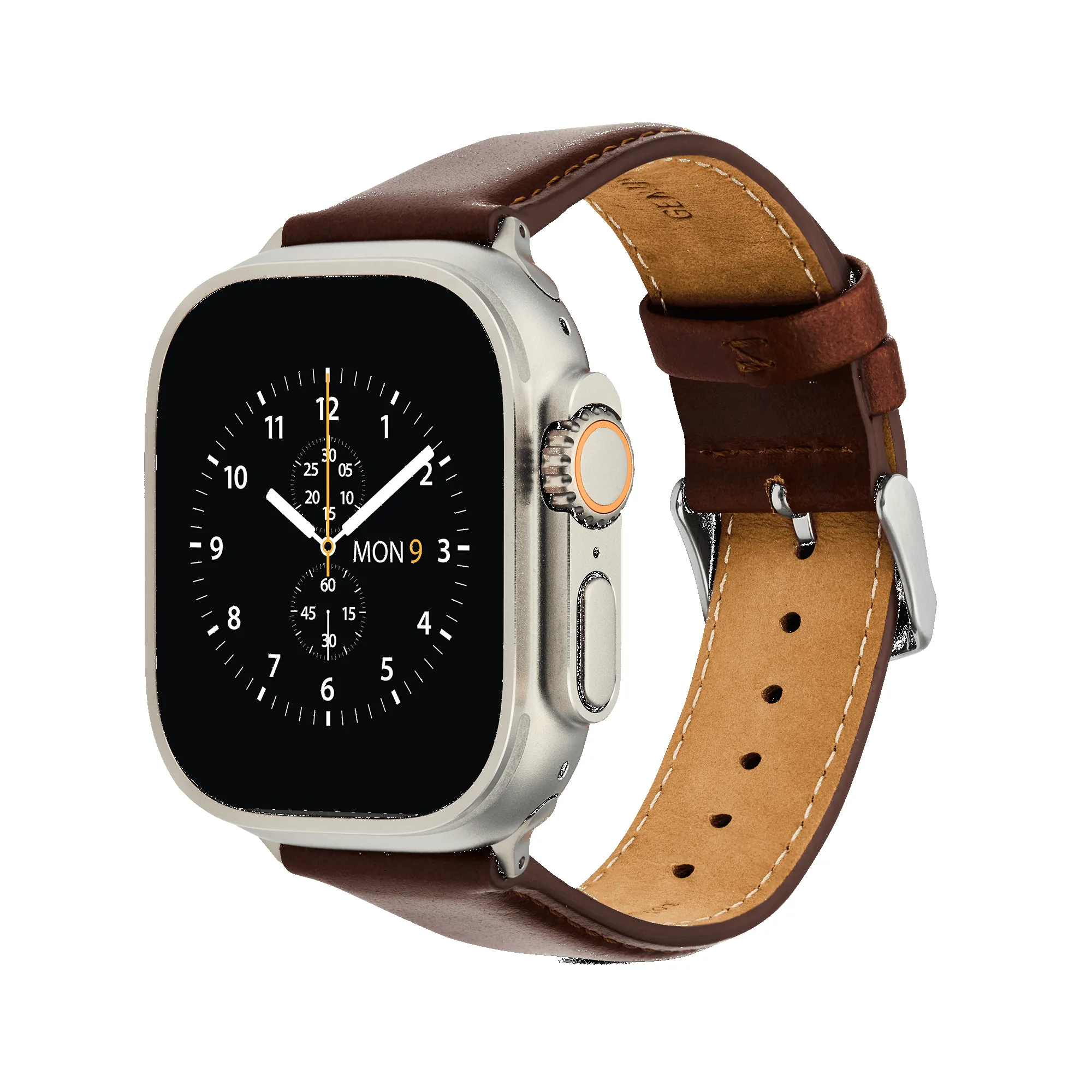 Smartwatch Leather Strap St Mawes Silver sold by Daniel Wellington