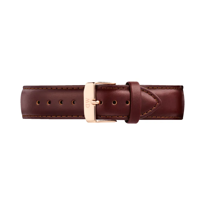 Tapered St Mawes Strap Rose Gold sold by Daniel Wellington