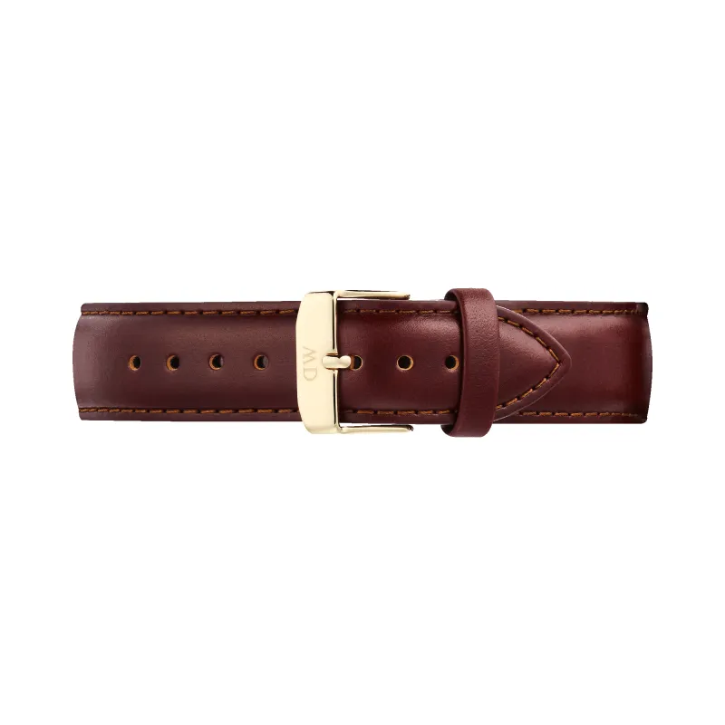 Tapered St Mawes Strap Gold sold by Daniel Wellington
