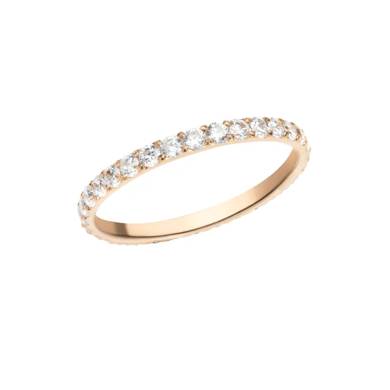 Mirelle Eternity Ring Rose Gold 2mm sold by Daniel Wellington