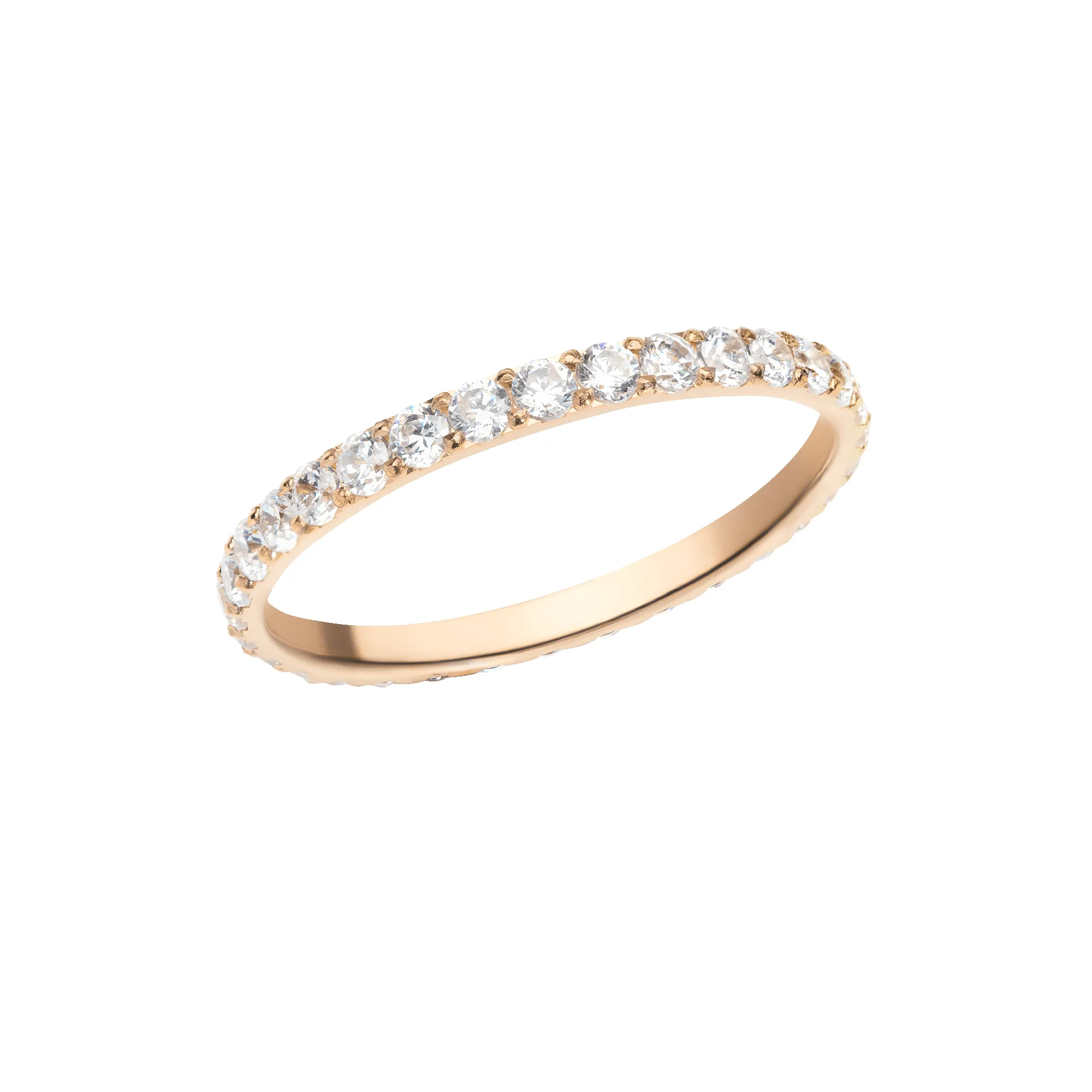 Mirelle Eternity Ring Rose Gold 2mm sold by Daniel Wellington