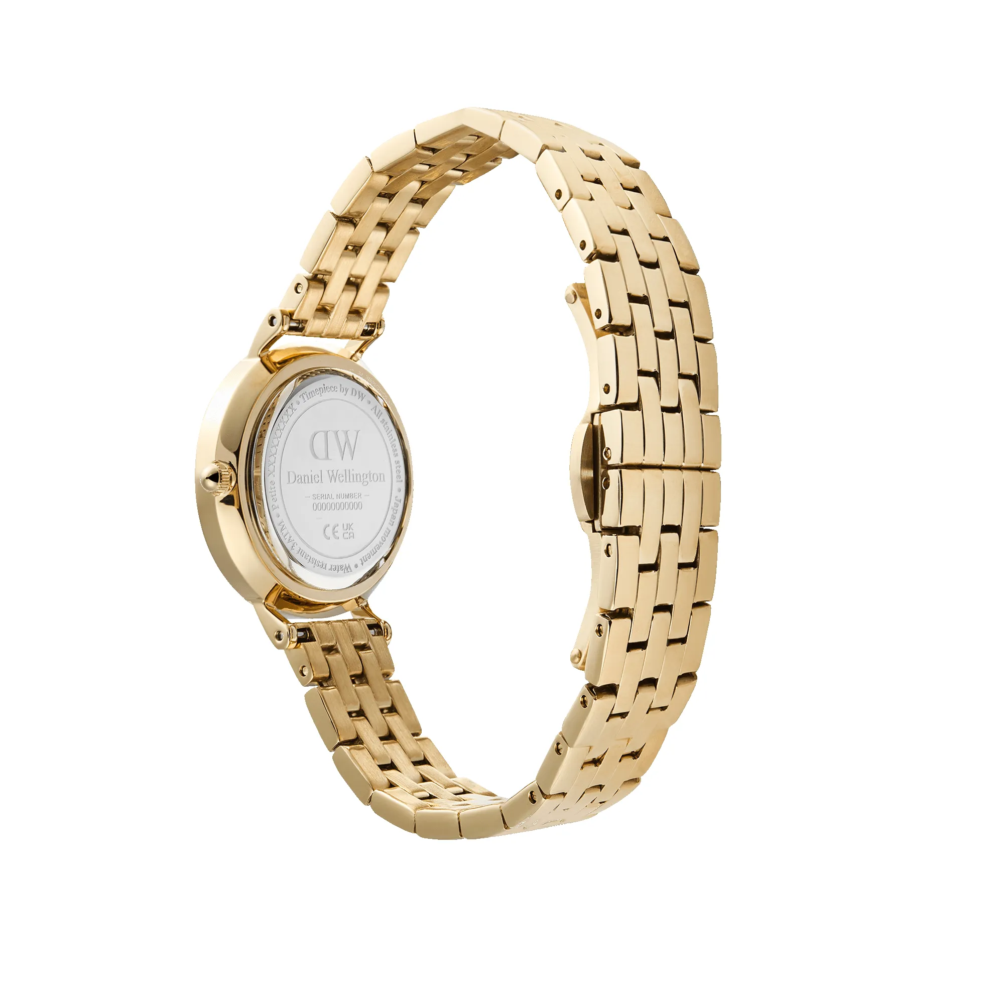 Petite Roman Numerals Date 5-link Gold sold by Daniel Wellington product image thumbnail 5