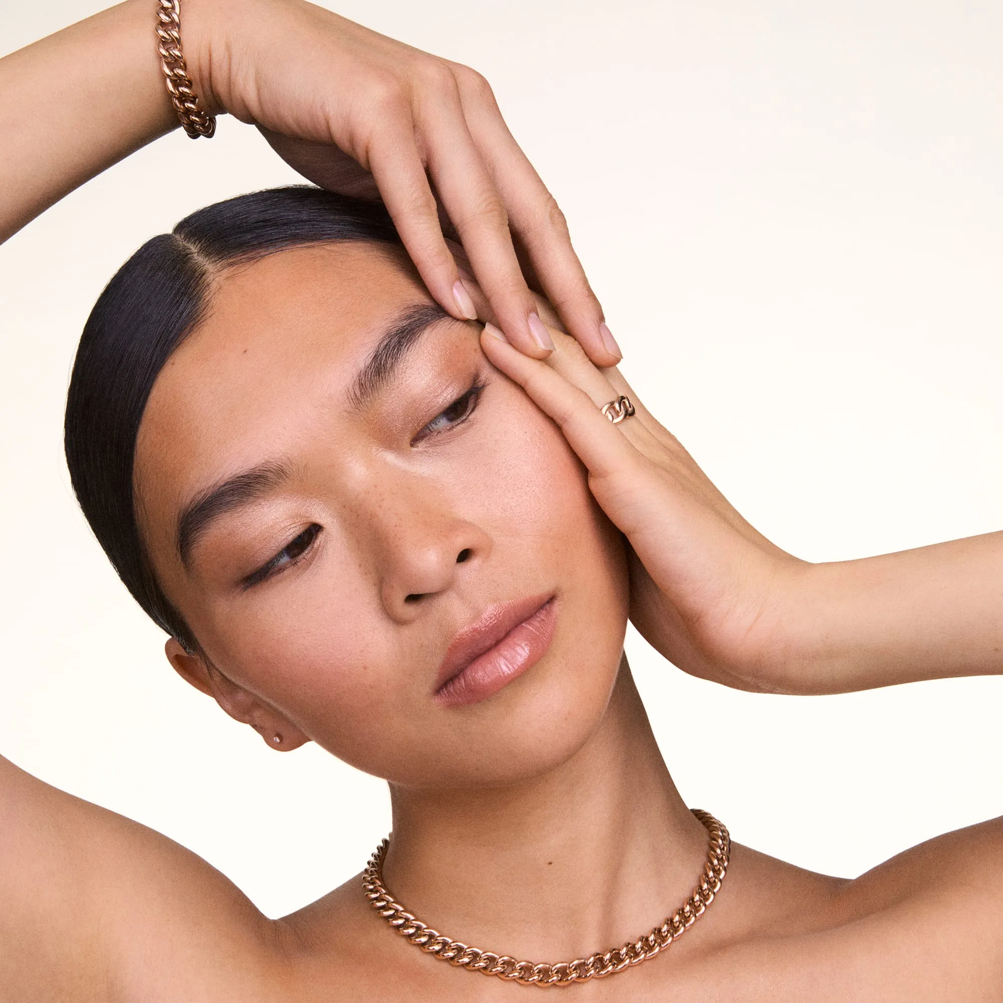 Chunky Chain Necklace Rose Gold sold by Daniel Wellington product image thumbnail 2