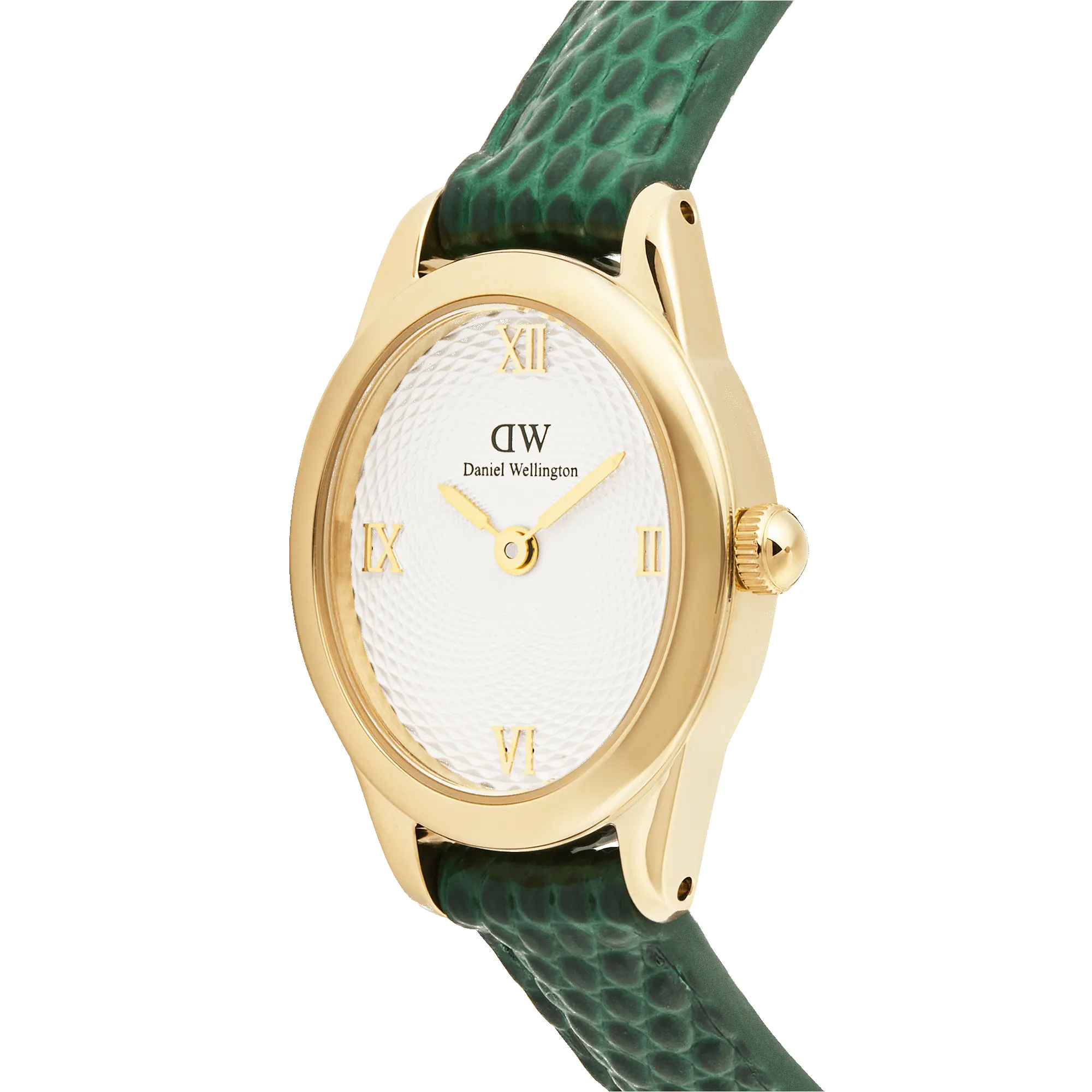 Ophelia Mini Green Lizard White Guilloché Gold sold by Daniel Wellington product image thumbnail 3