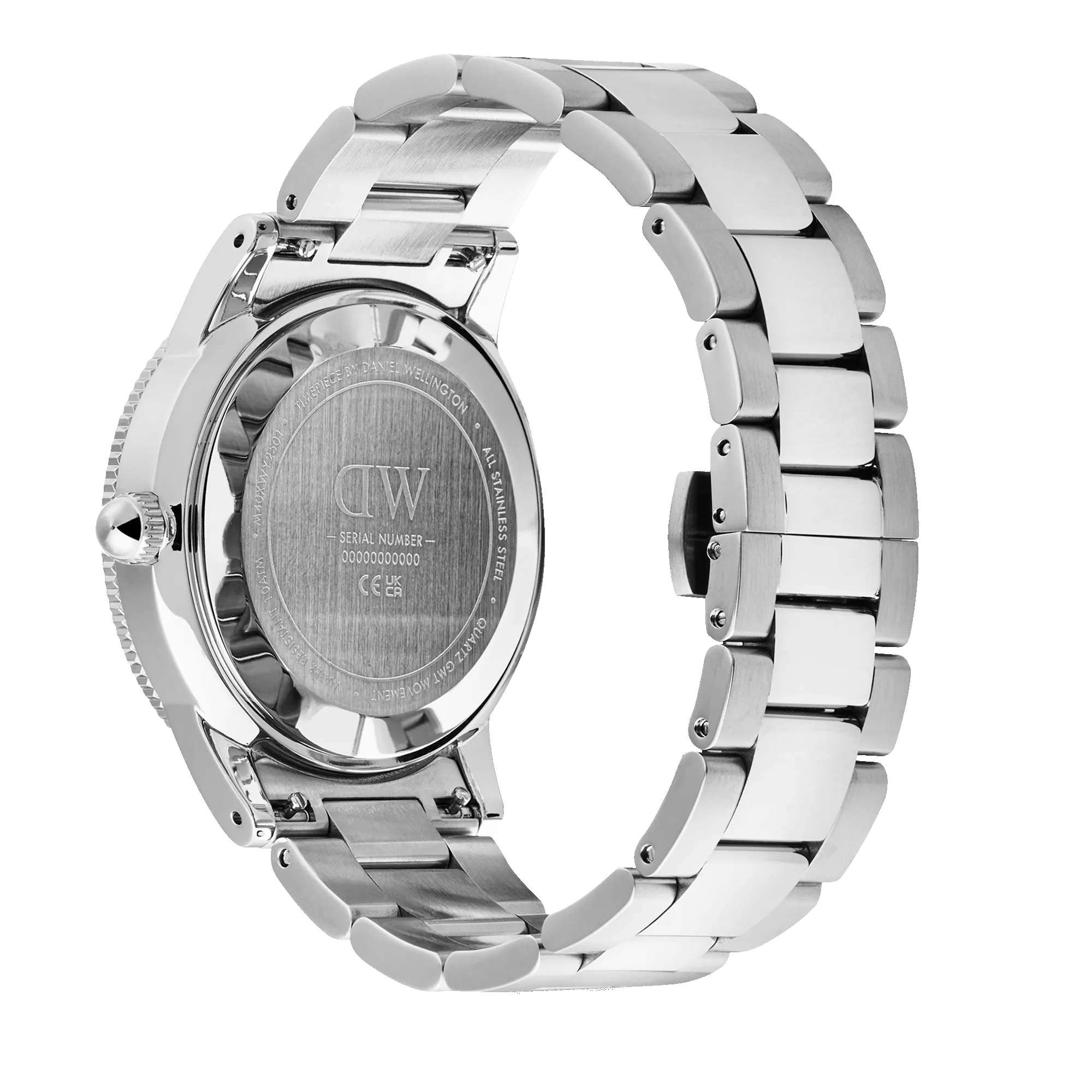 Iconic GMT Link Brushed Bezel Silver sold by Daniel Wellington product image thumbnail 4