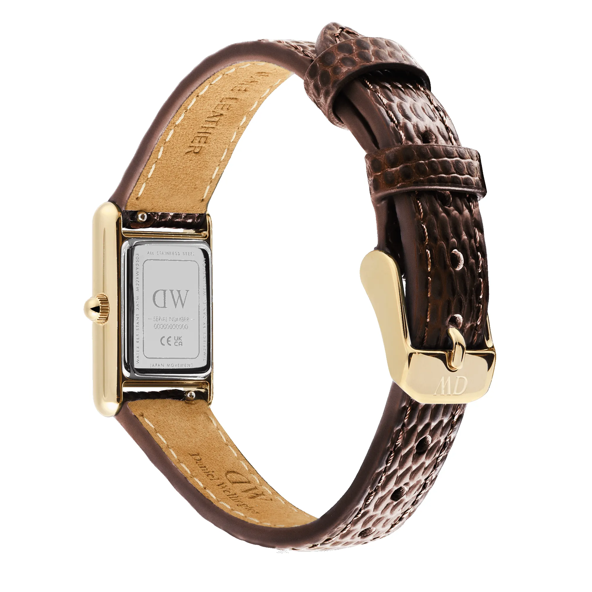 Bound Mini Dark Brown Lizard Gold sold by Daniel Wellington product image thumbnail 5