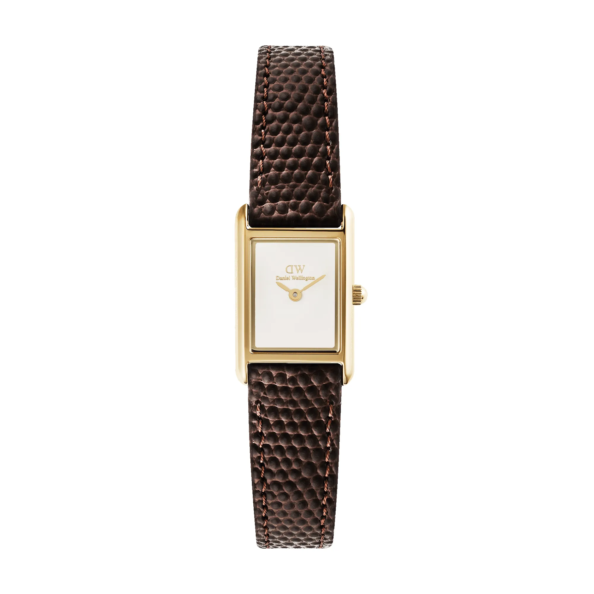 Bound Mini Dark Brown Lizard Gold sold by Daniel Wellington