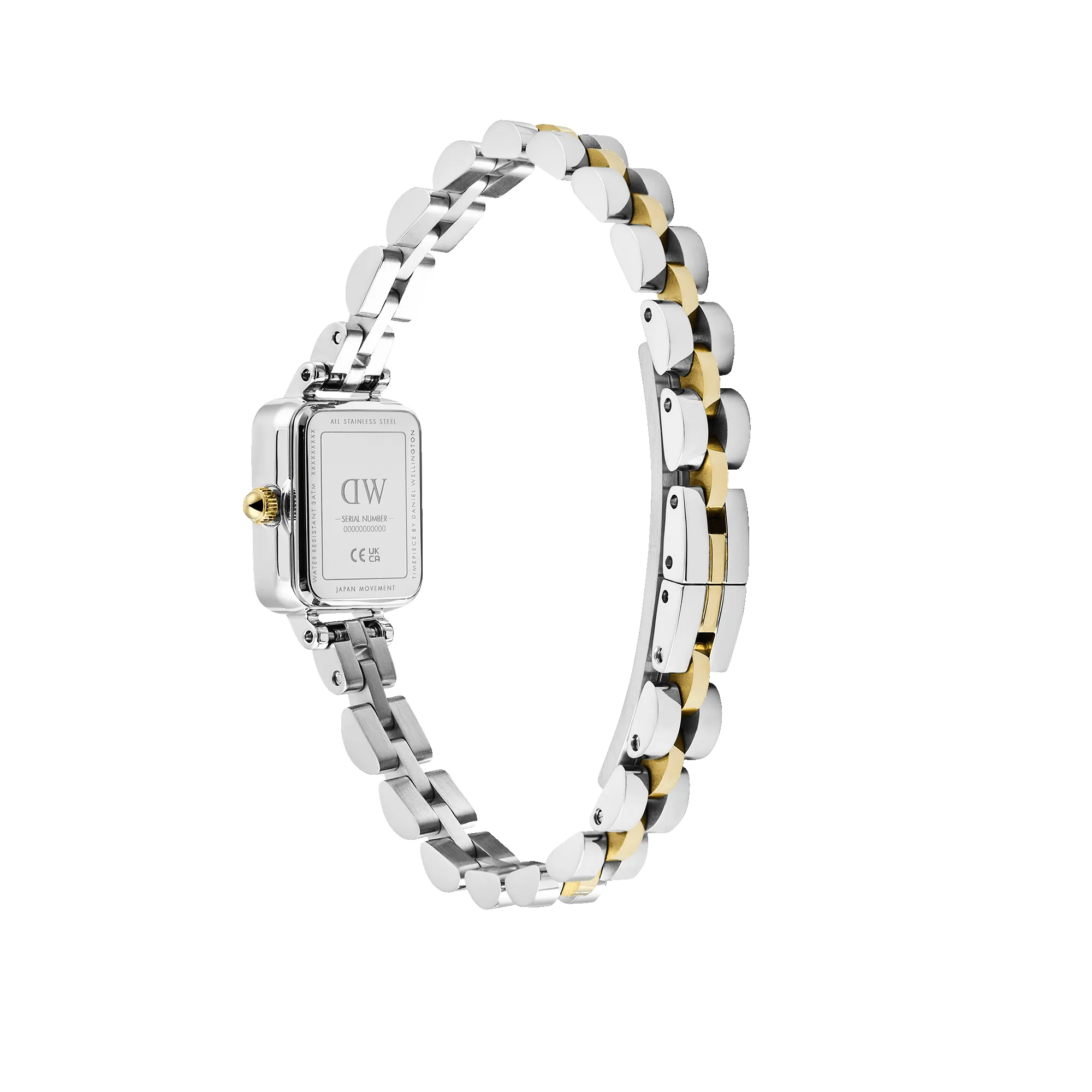 Quadro Mini Arch 3-Link Two Tone Gold sold by Daniel Wellington product image thumbnail 5