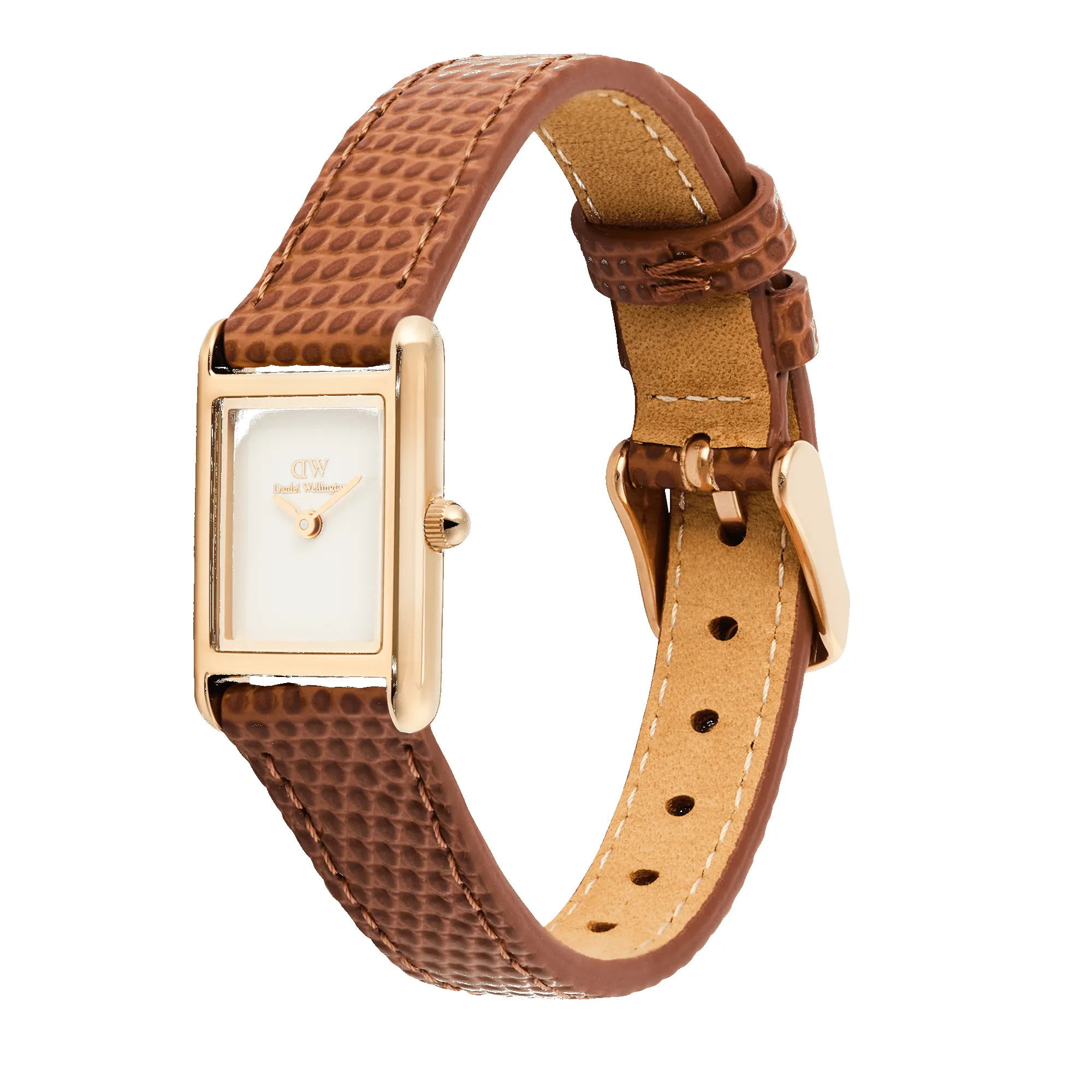 Bound Mini Light Brown Lizard Rose Gold sold by Daniel Wellington product image thumbnail 4