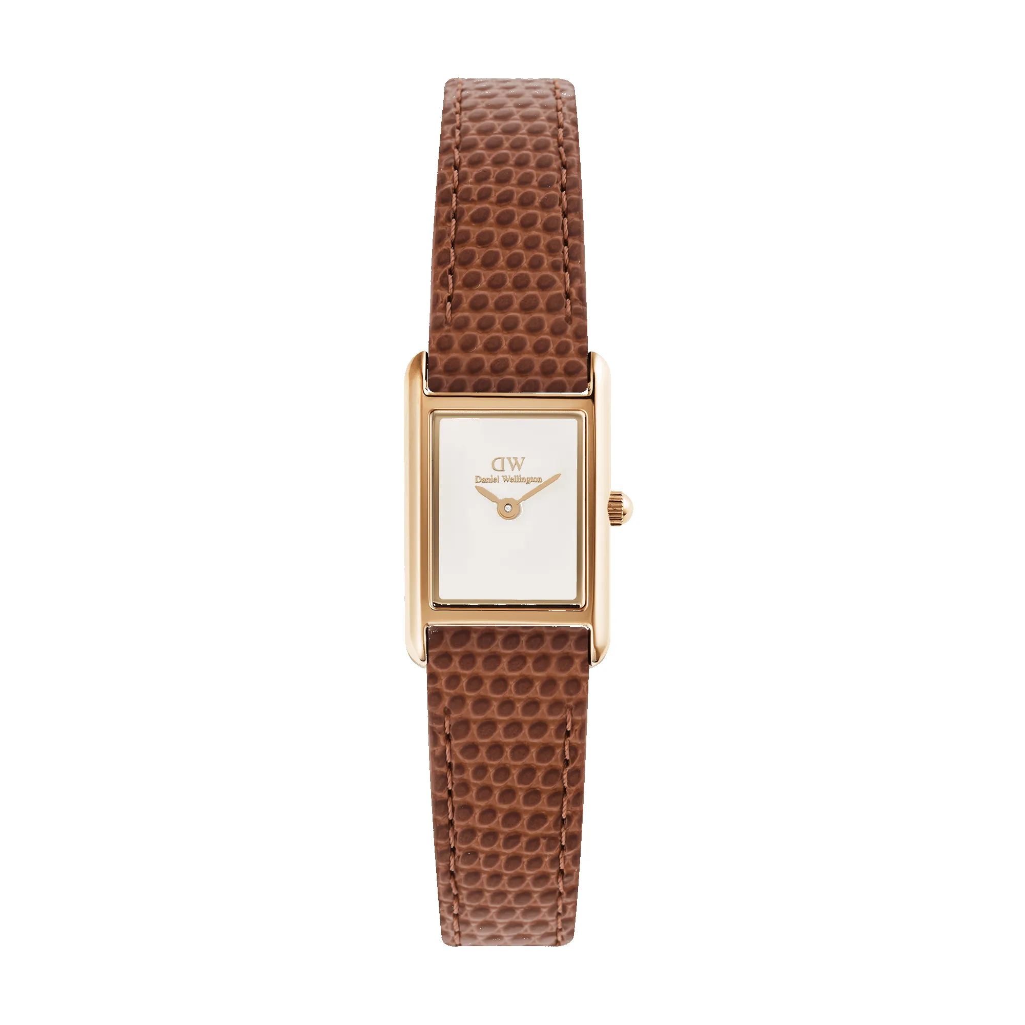 Bound Mini Light Brown Lizard Rose Gold sold by Daniel Wellington