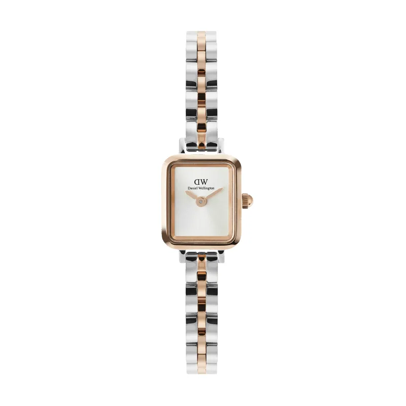 Quadro Mini Arch 3-Link Two Tone Rose Gold sold by Daniel Wellington