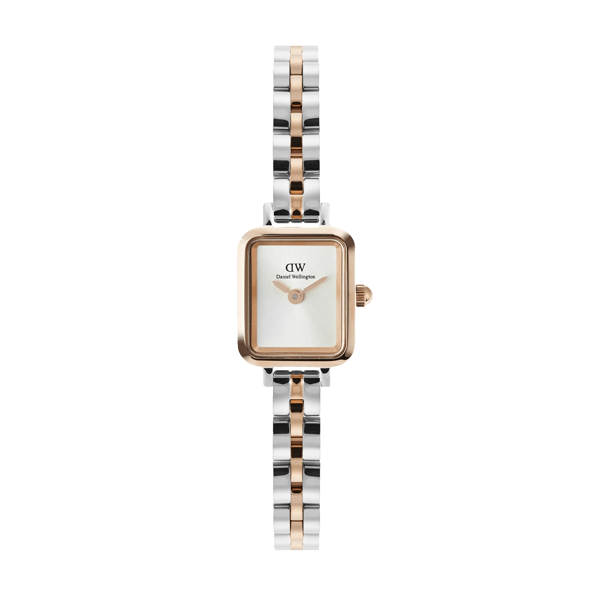 Quadro Mini Arch 3-Link Two Tone Rose Gold sold by Daniel Wellington