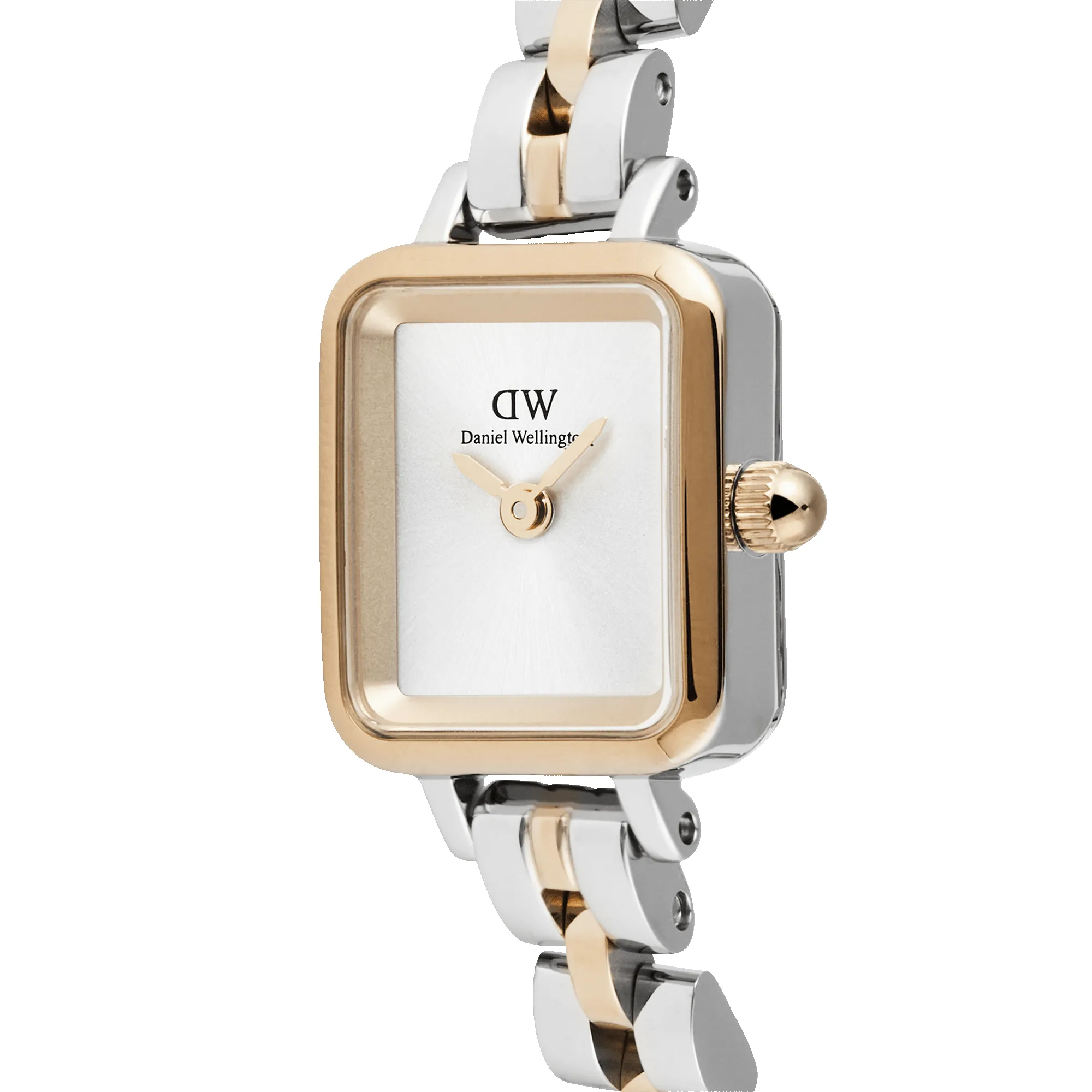 Quadro Mini Arch 3-Link Two Tone Rose Gold sold by Daniel Wellington product image thumbnail 3