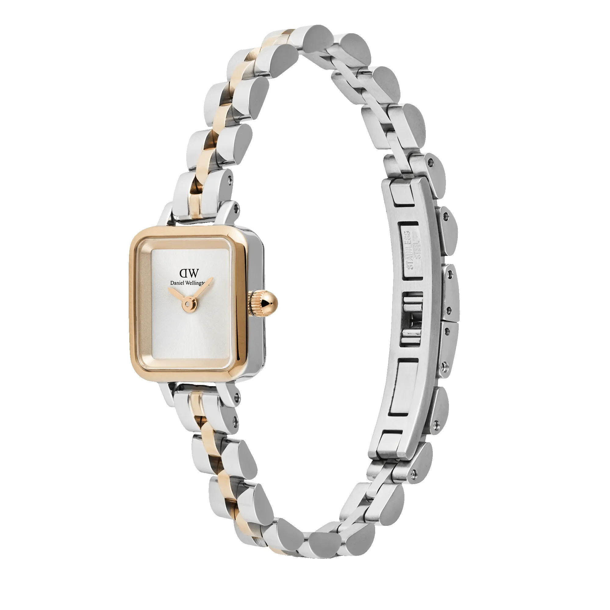 Quadro Mini Arch 3-Link Two Tone Rose Gold sold by Daniel Wellington product image thumbnail 4