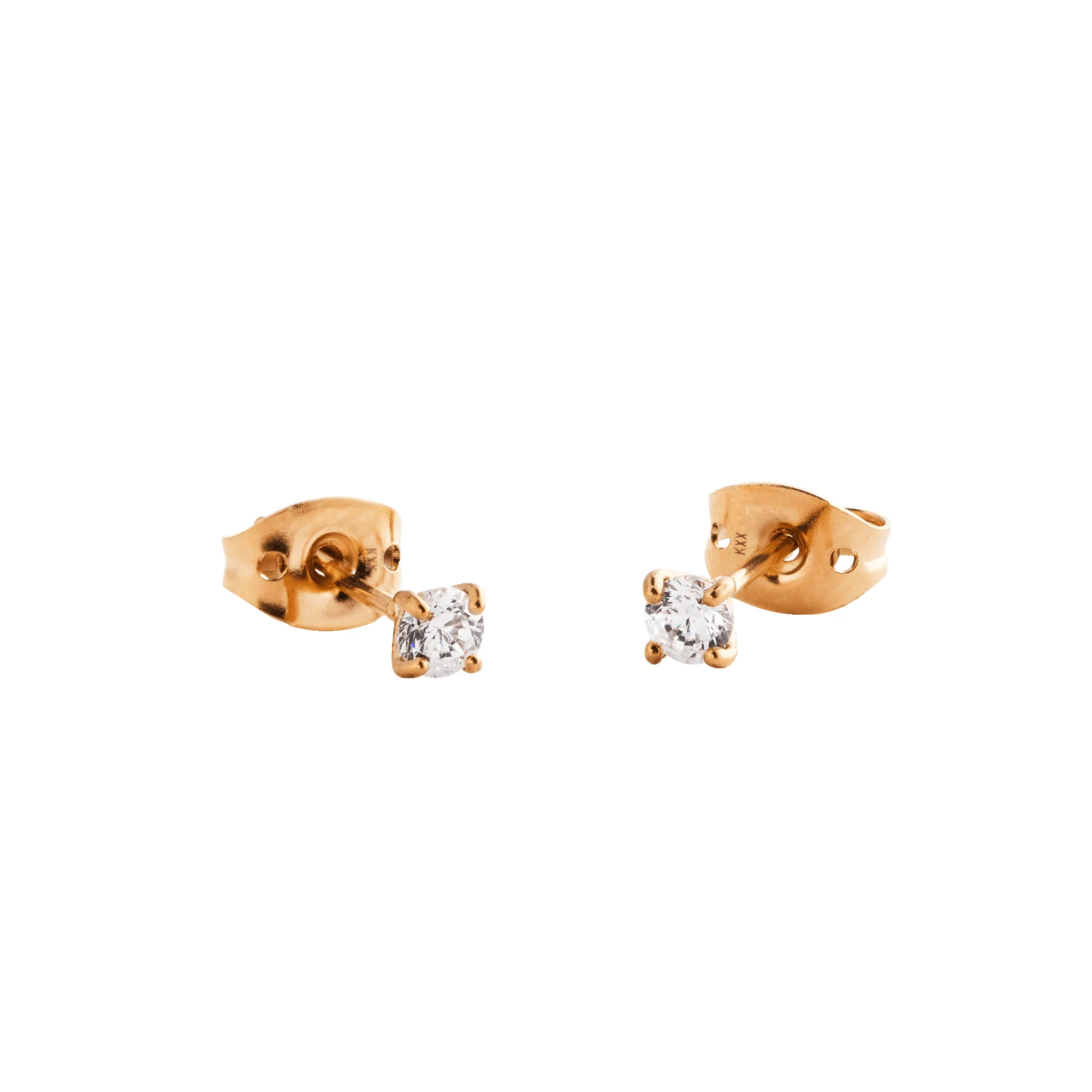 Mirelle Solitaire Stud Earrings Rose Gold sold by Daniel Wellington product image thumbnail 3