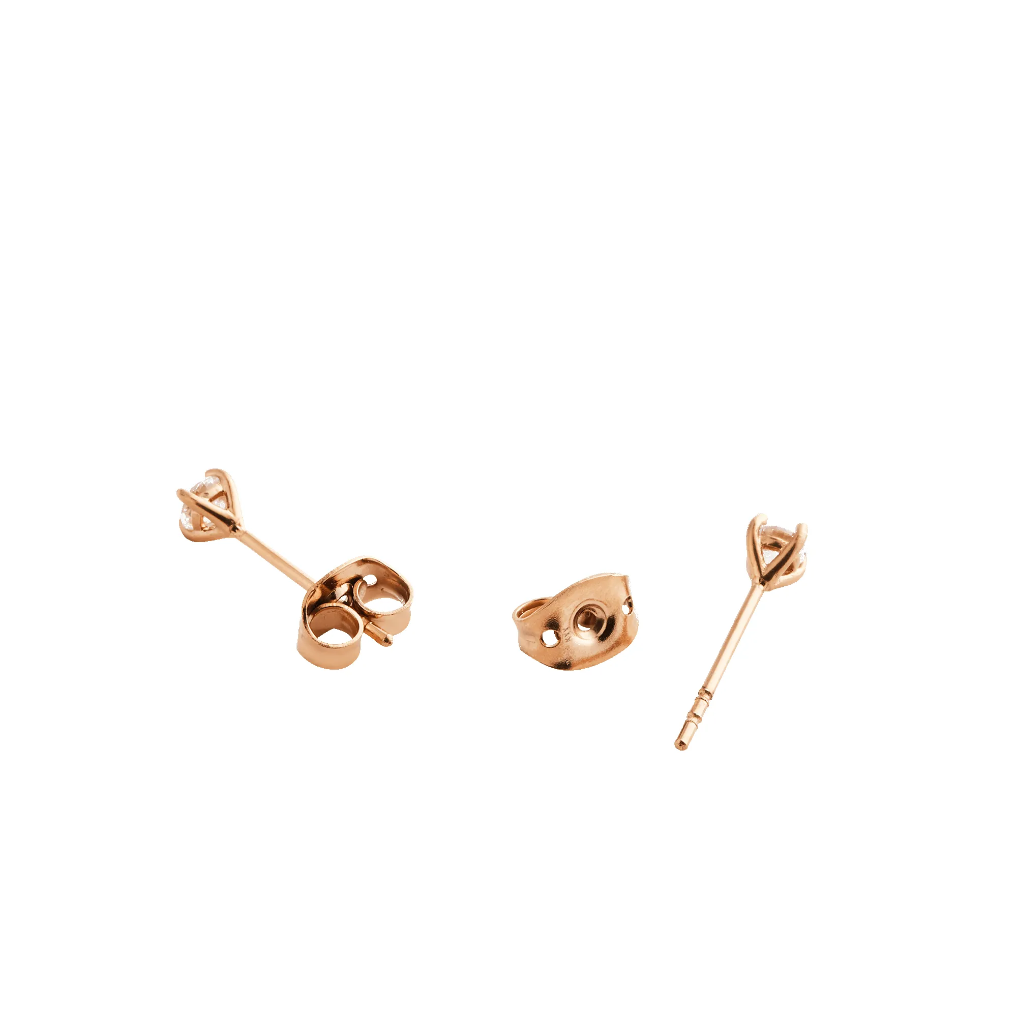 Mirelle Solitaire Stud Earrings Rose Gold sold by Daniel Wellington product image thumbnail 4