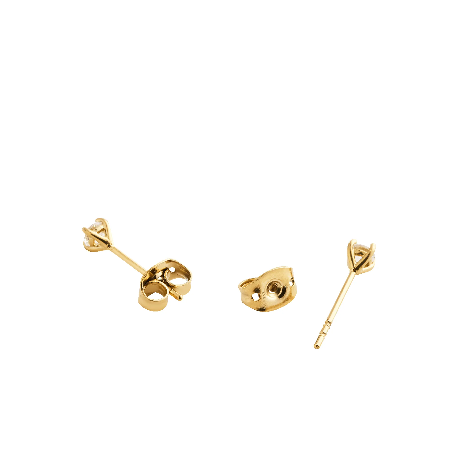 Mirelle Solitaire Stud Earring Gold sold by Daniel Wellington product image thumbnail 4