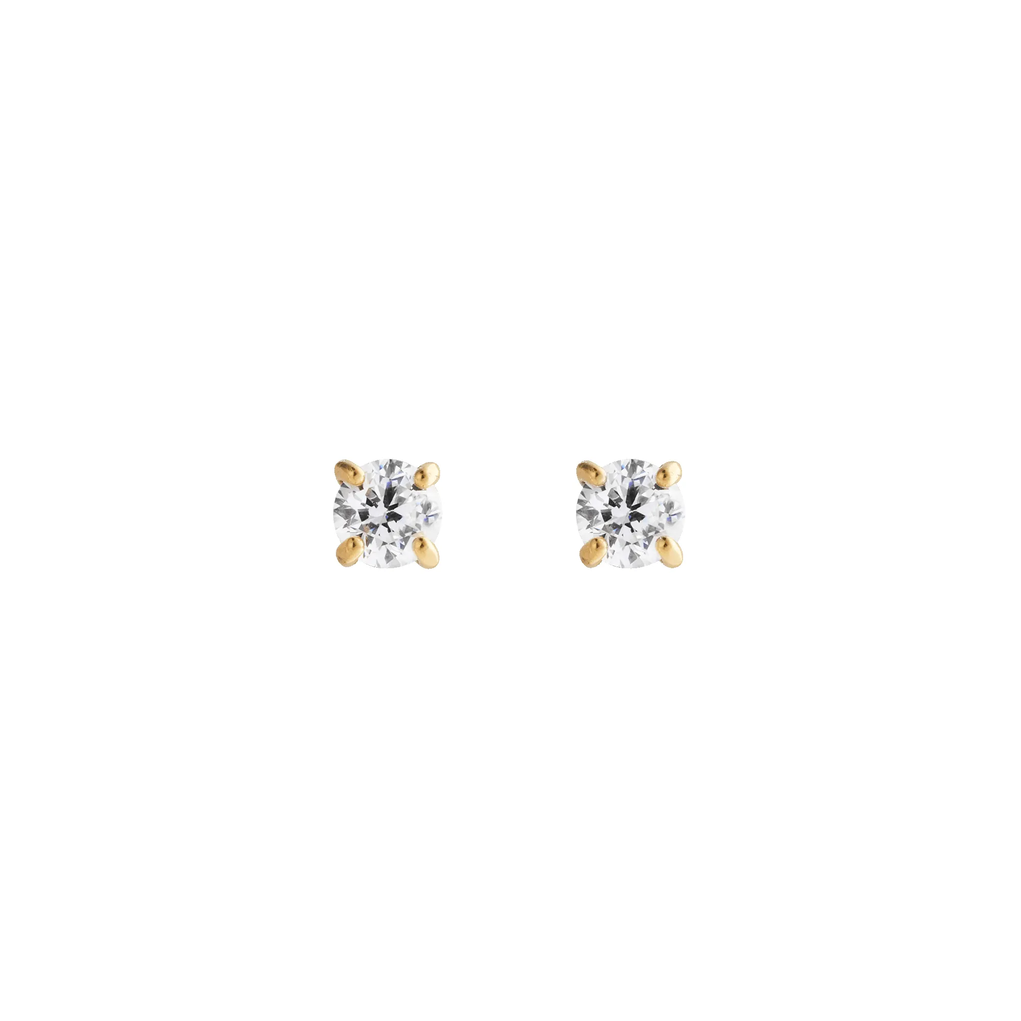 Mirelle Solitaire Stud Earring Gold sold by Daniel Wellington