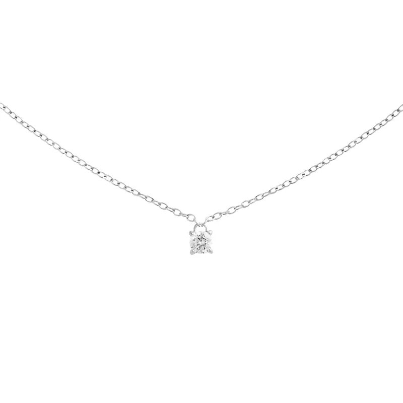 Mirelle Solitaire Necklace Silver made by Daniel Wellington