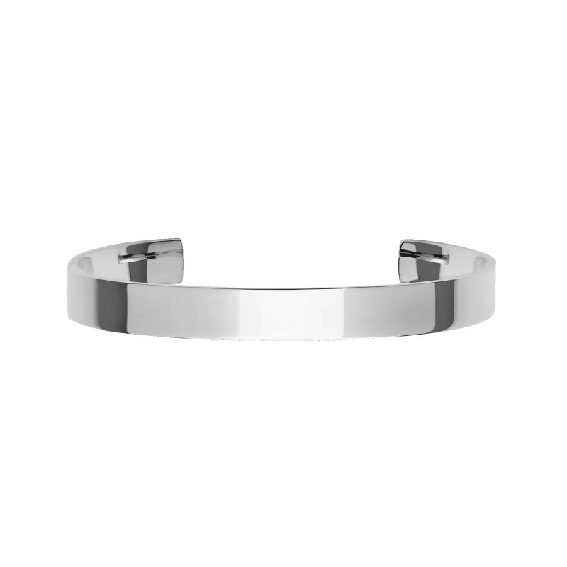 Line Cuff Polished Silver sold by Daniel Wellington