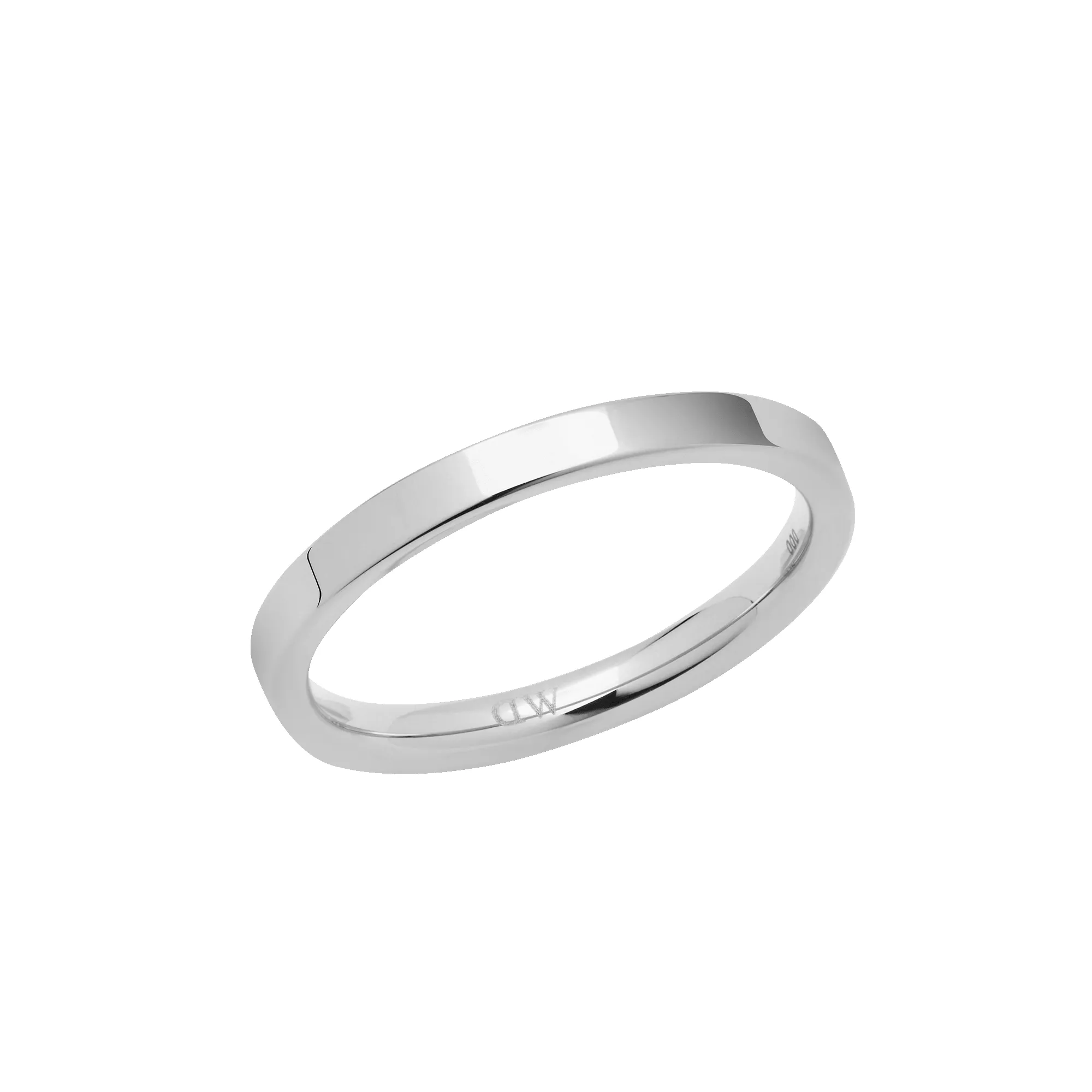 Line Ring Polished Silver 2.5mm sold by Daniel Wellington