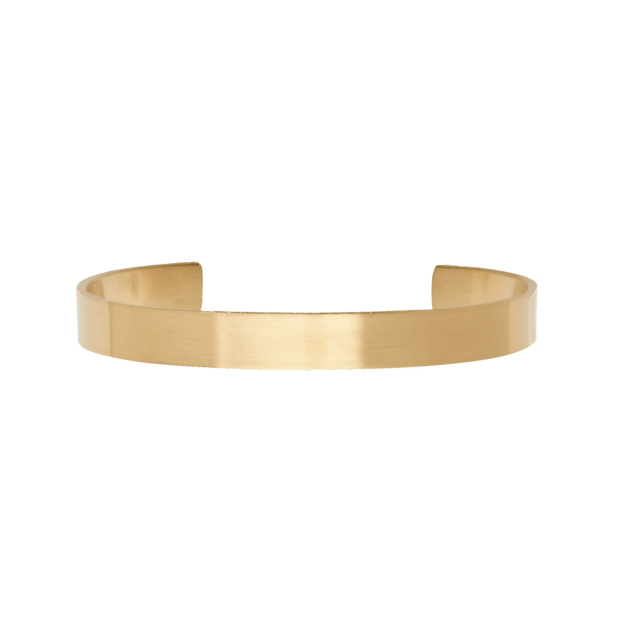 Line Cuff Brushed Gold sold by Daniel Wellington
