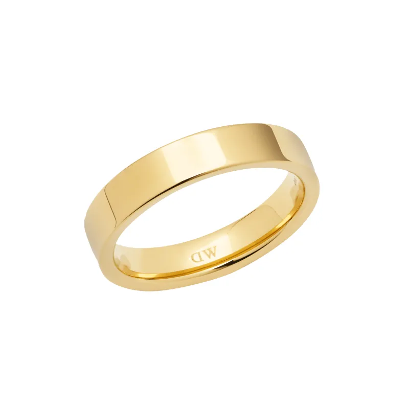 Line Ring Polished Gold 4.5mm sold by Daniel Wellington