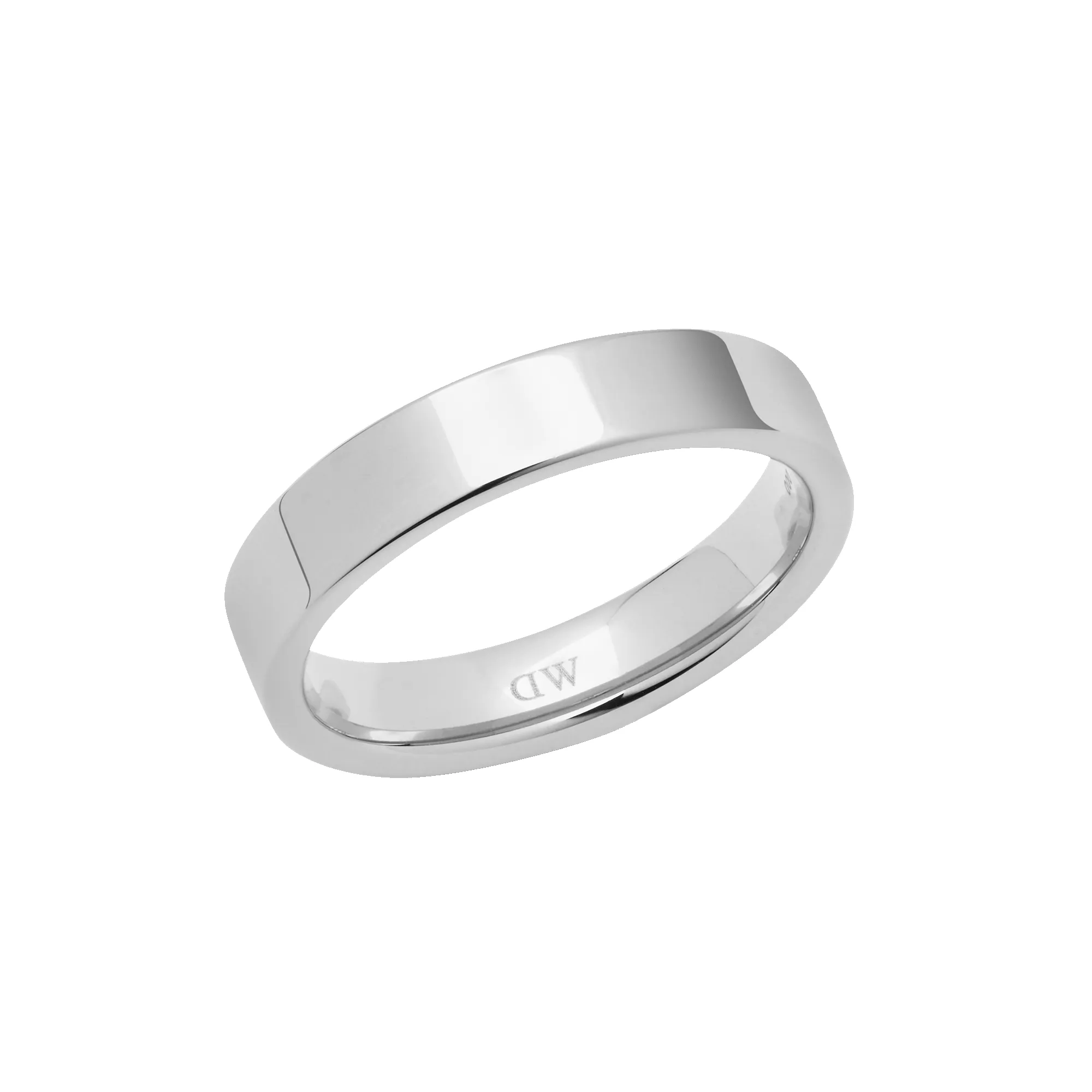 Line Ring Polished Silver 4.5mm sold by Daniel Wellington