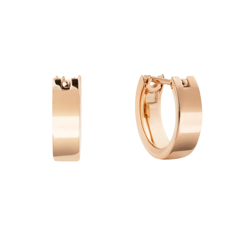 Line Earring Polished Rose Gold 3.5mm sold by Daniel Wellington